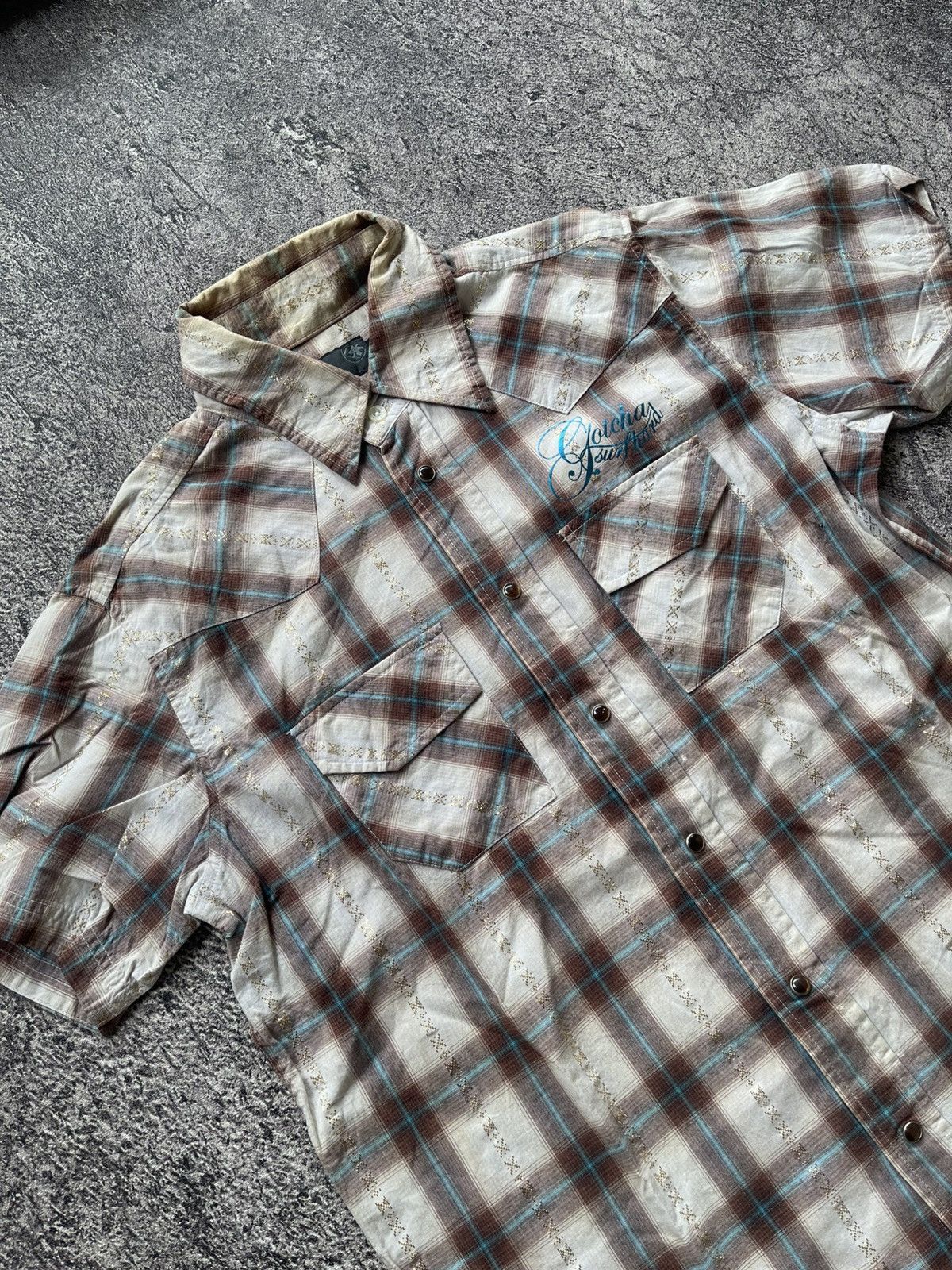 Japanese Brand Y2K Gotcha ifsixwasnine button shirt Size US L / EU 52-54 / 3 - 5 Thumbnail