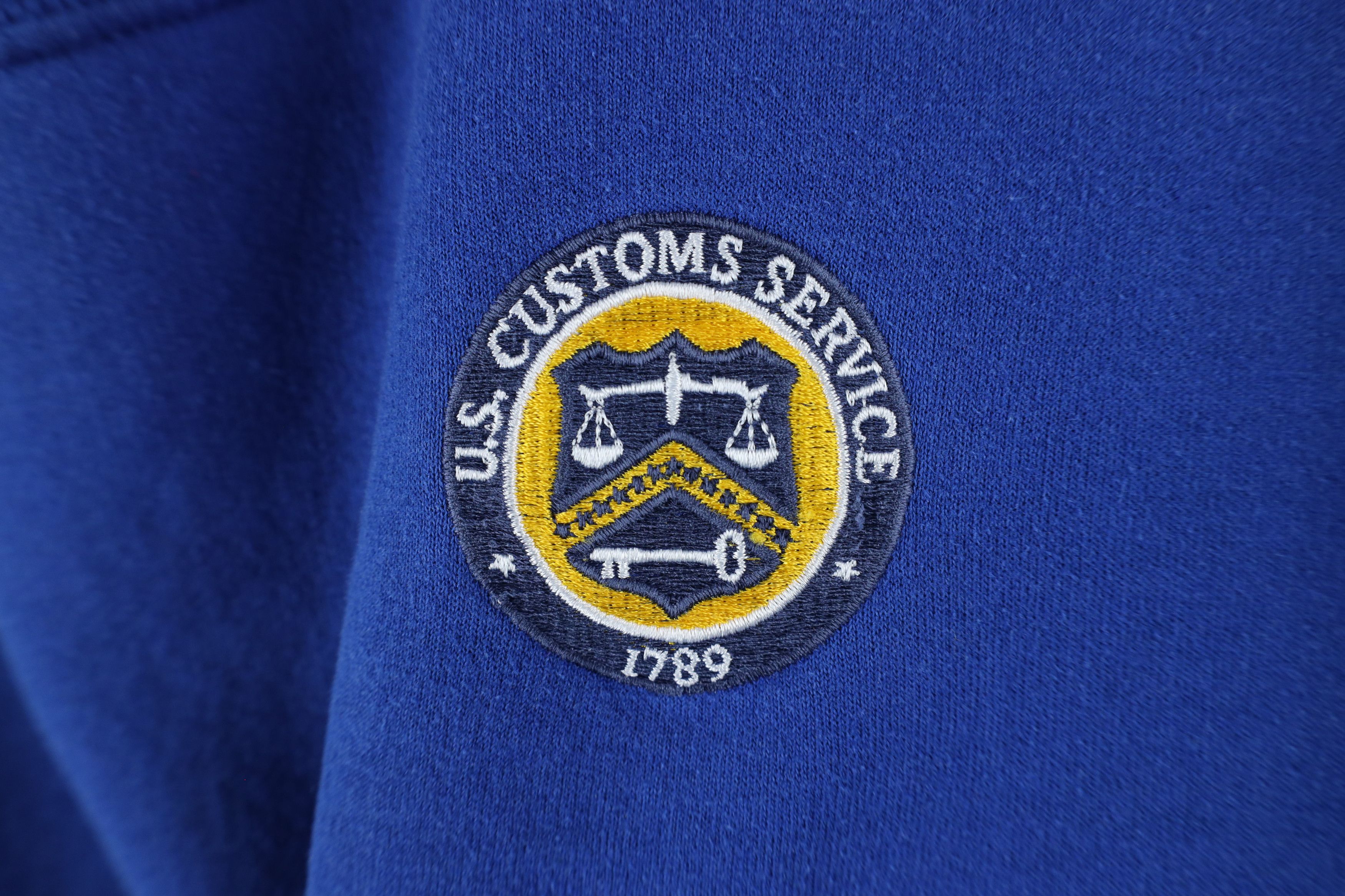 Vintage Vintage 90s Streetwear Customs Service Crewneck Sweatshirt Size US XXL / EU 58 / 5 - 4 Thumbnail