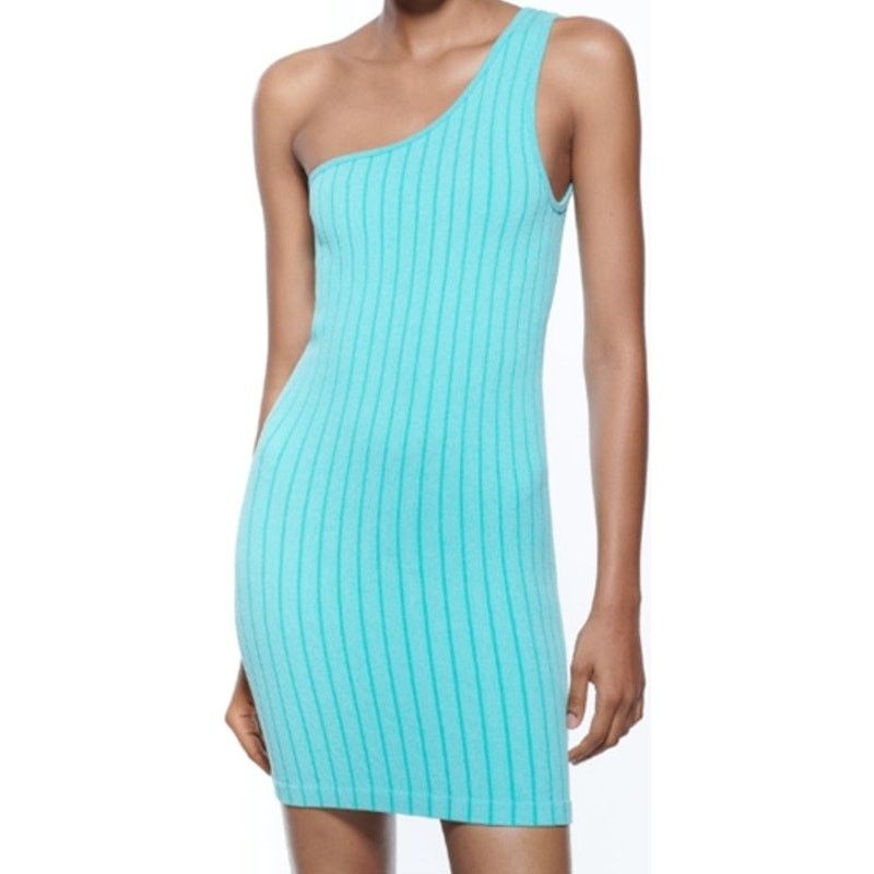 Zara ZARA ASYMMETRIC TULLE DRESS BLUES | 3067/274 230/015 | Grailed