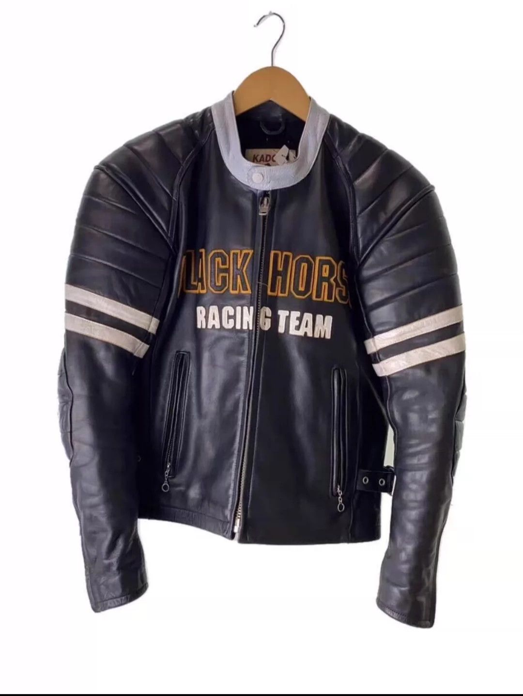 Kadoya Kadoya Straight-pull collar leather coat Size US M / EU 48-50 / 2 - 1 Thumbnail