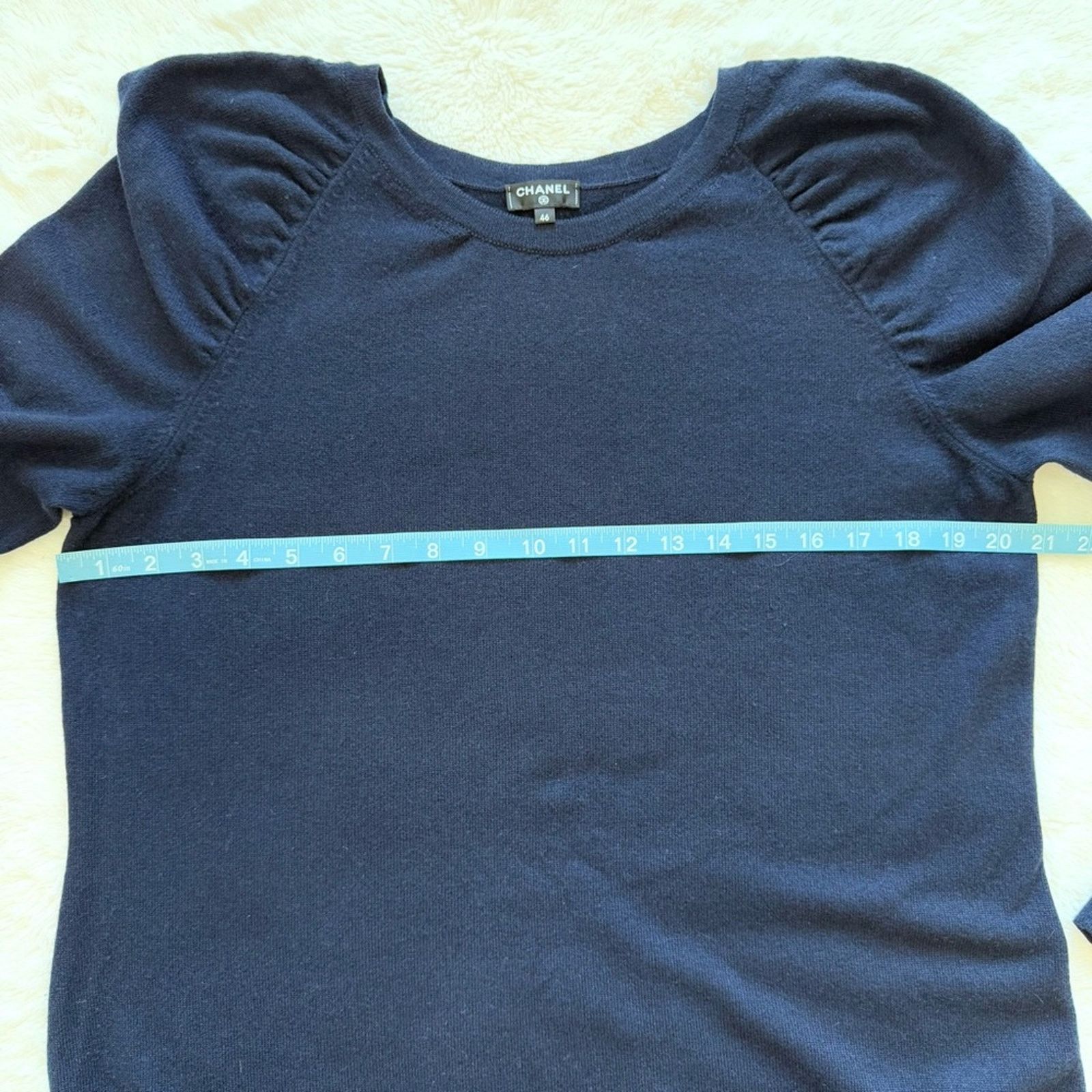 Chanel CHANEL women cashmere dress 46FR or 12 US Authentic 3500$ Size XL / US 12-14 / IT 48-50 - 11 Thumbnail