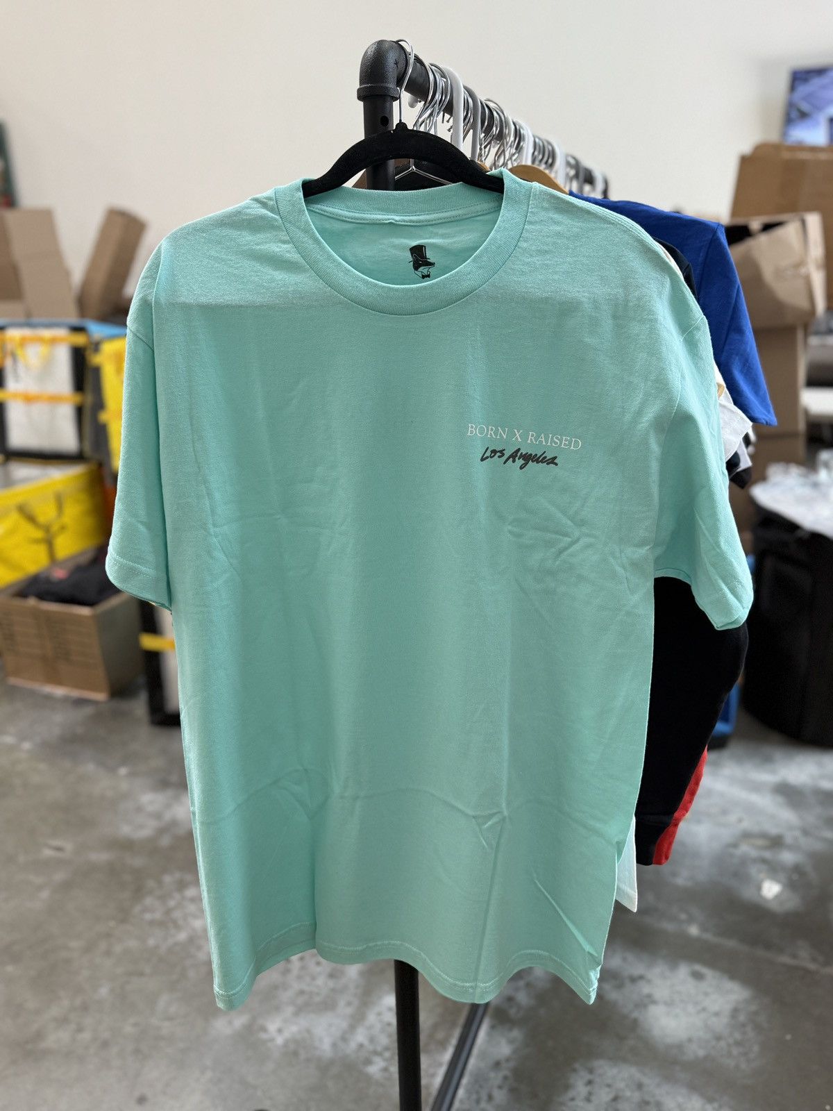 Born X Raised BORN X RAISED ON THE TURF BXR LA TEE TEAL Size L Size US L / EU 52-54 / 3 - 1 Thumbnail