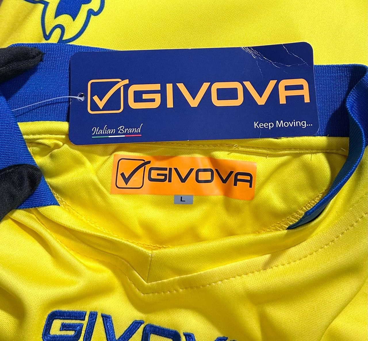 Other NWT Givova 2012/13 Chievo Verona Home Football Jersey shirt Size US L / EU 52-54 / 3 - 2 Thumbnail