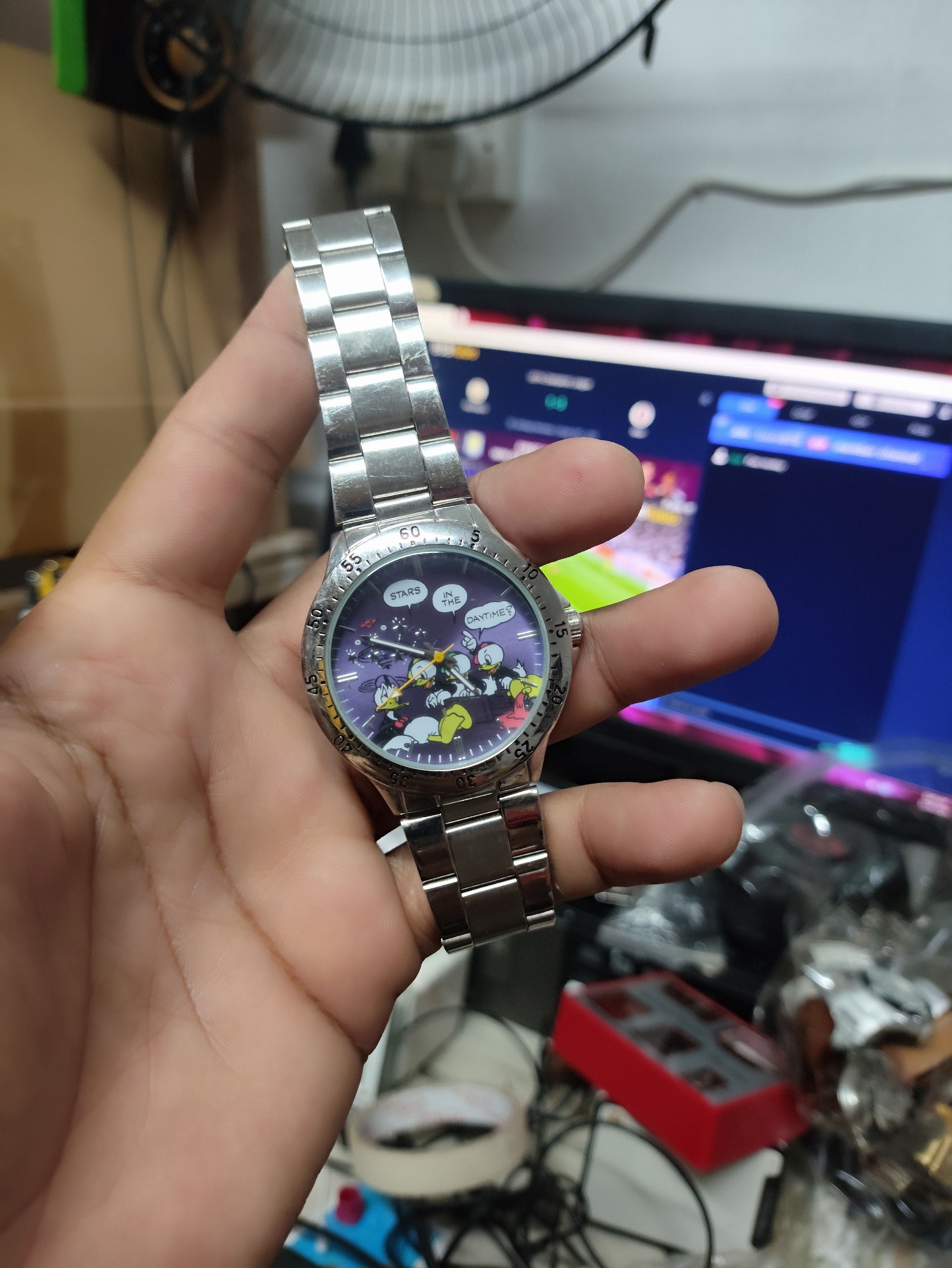 Disney × Vintage Vintage Disney Watch Donald Duck (Quartz JAPAN ENGINE) Size ONE SIZE - 2 Thumbnail