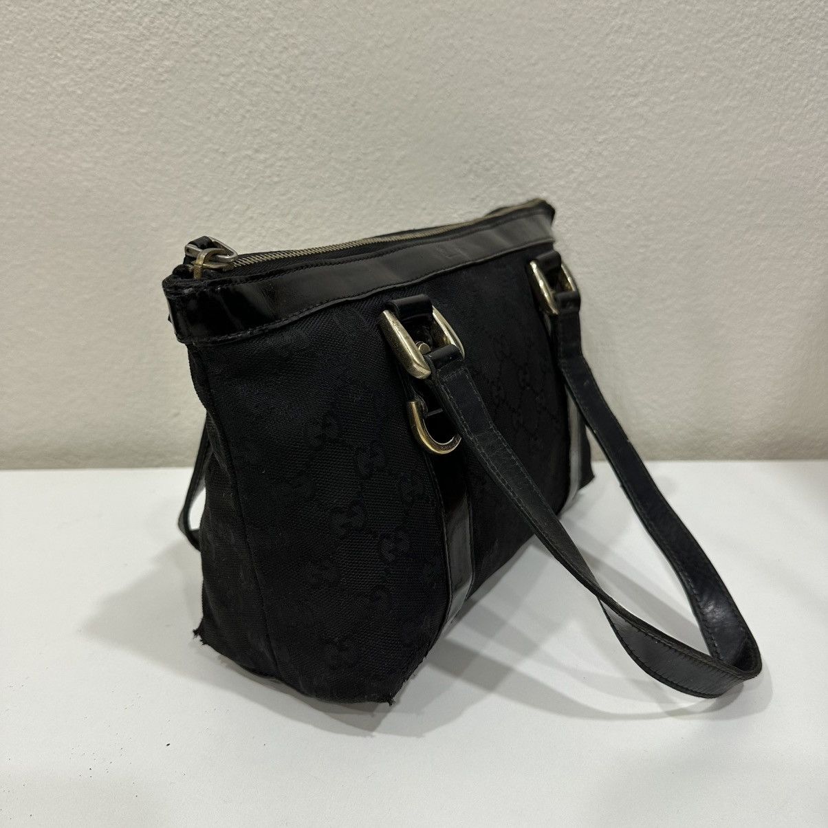 Gucci GUCCI GG CANVAS SMALL ABBEY TOTE BAG D RING 13 Size ONE SIZE - 4 Thumbnail
