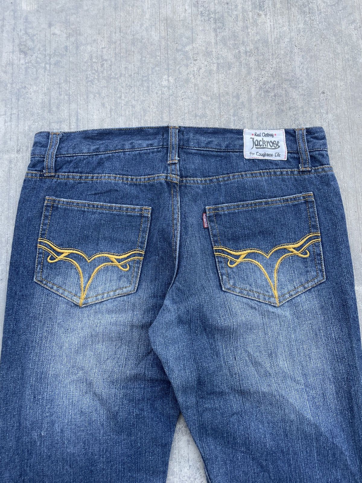 Japanese Brand 2000s JAPANESE BRAND JACKROSE FLARE JEANS PUNK ARCHIVE Size US 31 - 4 Thumbnail