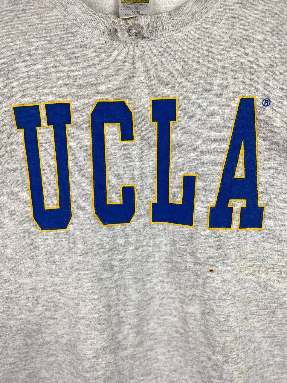 Vintage vintage ucla distressed sweatshirt nice design Size US L / EU 52-54 / 3 - 3 Thumbnail
