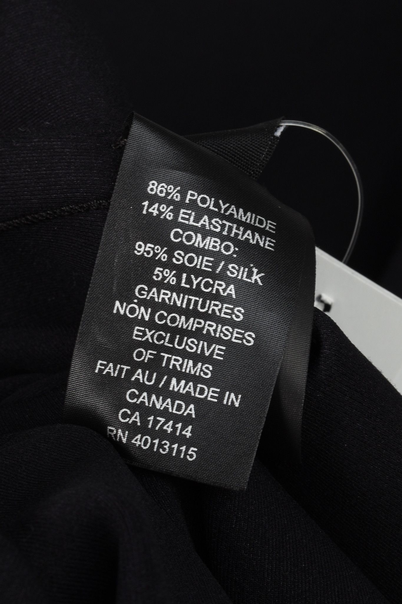 Marie Saint Pierre Marie Saint Pierre Black Neoprene Ruffle-Shoulder Mini Dress Size XL / US 12-14 / IT 48-50 - 8 Thumbnail