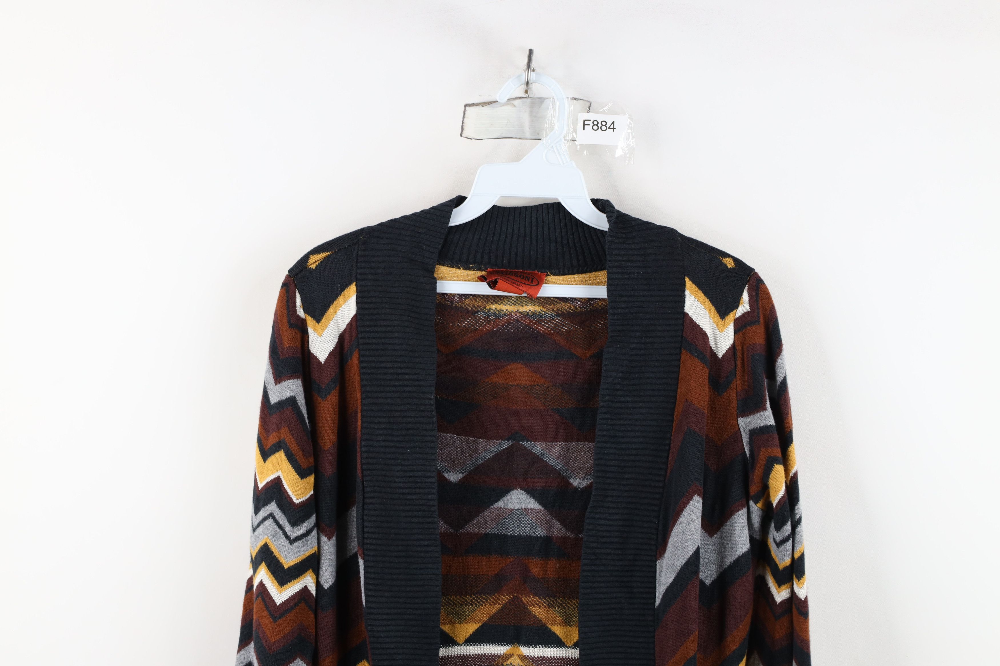 Missoni Missoni For Target Zig Zag Knit Open Front Cardigan Sweater Size S / US 4 / IT 40 - 2 Thumbnail