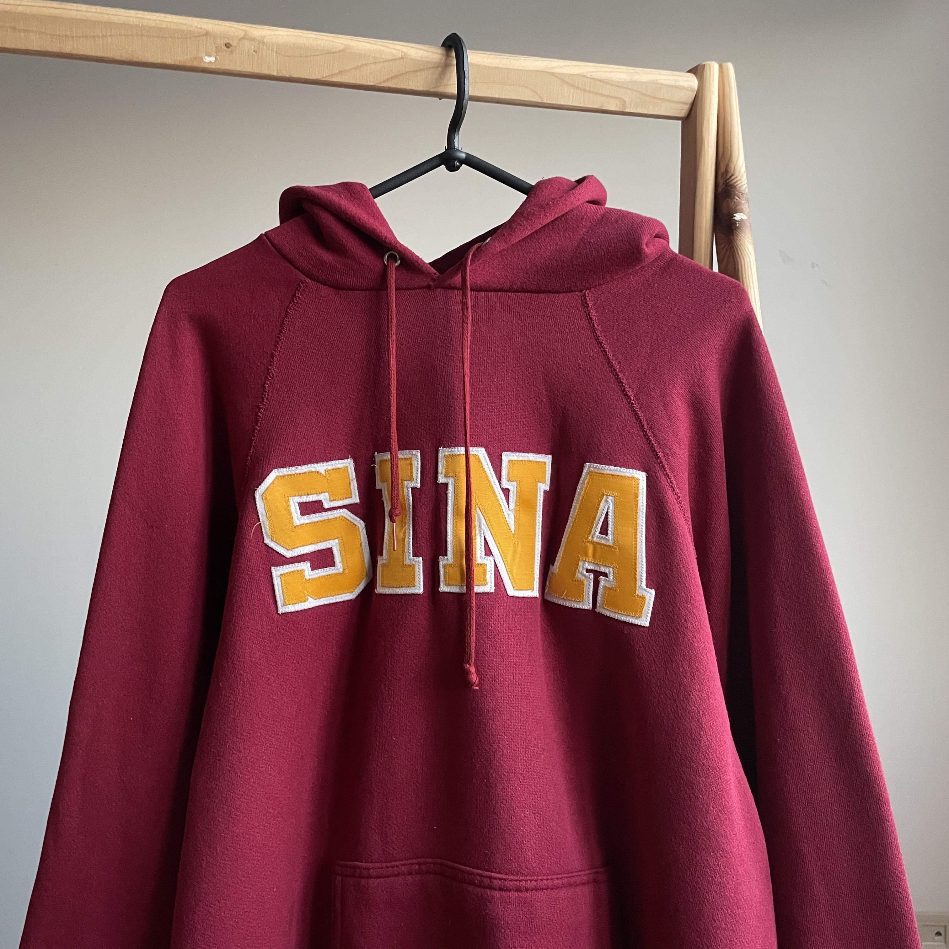 Vintage Discus Athletic Vintage 90's Made in USA SINA Hoodie Size XL Size US XL / EU 56 / 4 - 3 Thumbnail