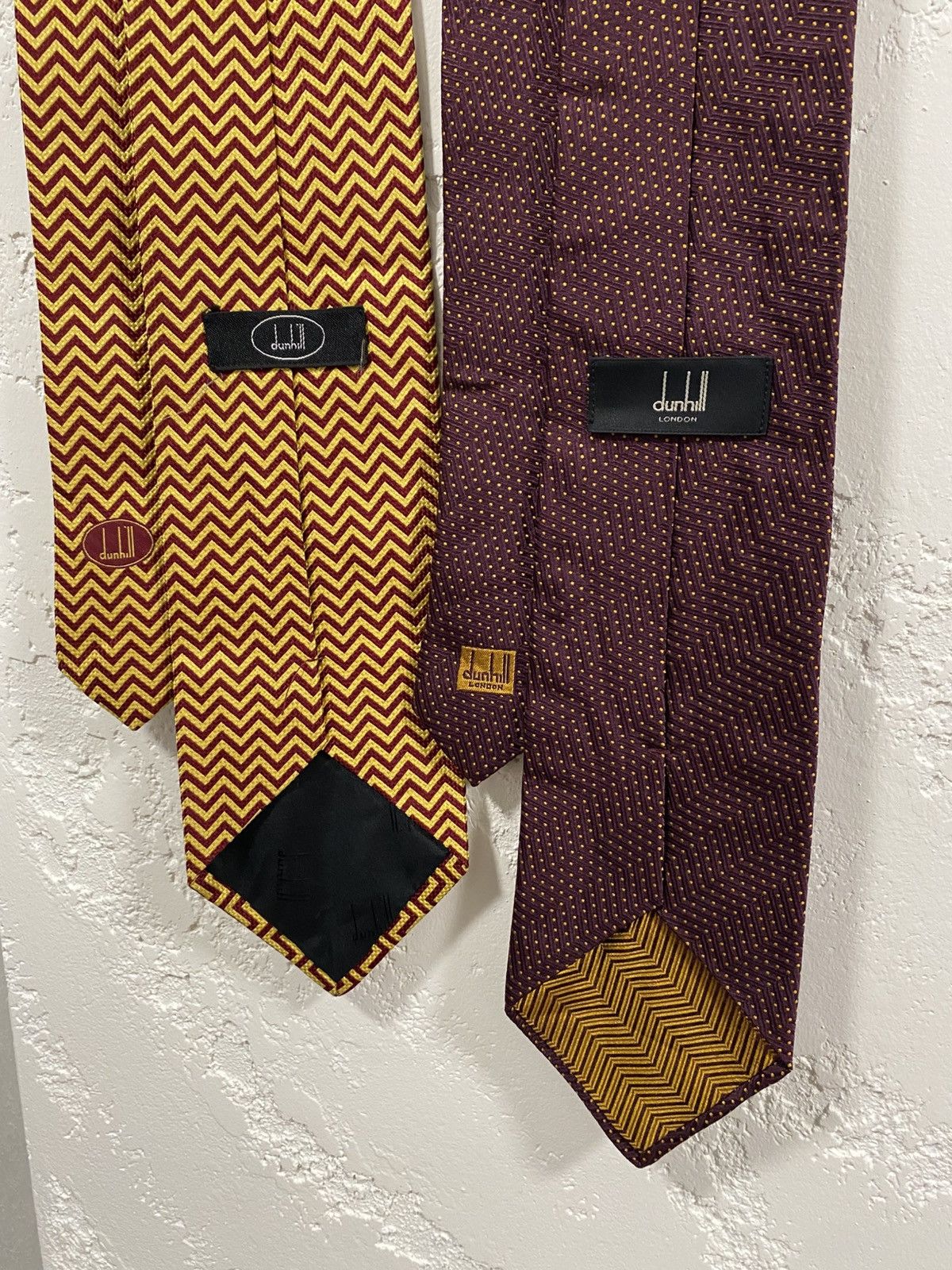 Alfred Dunhill Dunhill London Silk Tie x 2 in the post Size ONE SIZE - 10 Thumbnail