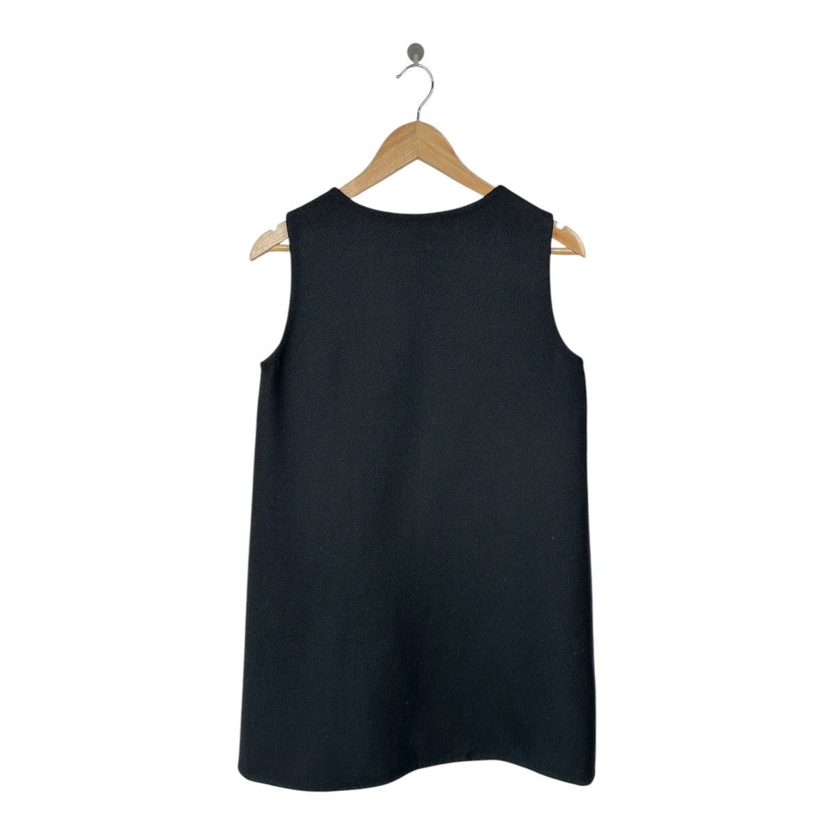 Stella McCartney Stella McCartney A-Line 100% Wool Dark Gray Dress size 42 Size M / US 6-8 / IT 42-44 - 2 Thumbnail