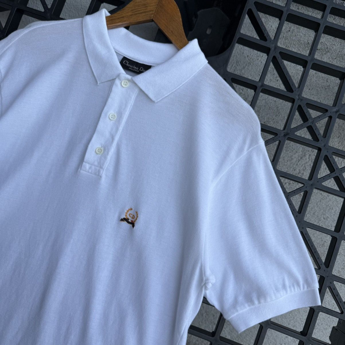 Christian Dior Monsieur Vintage CD Embroidery Christian Dior Monsieur Polos Size US M / EU 48-50 / 2 - 5 Thumbnail