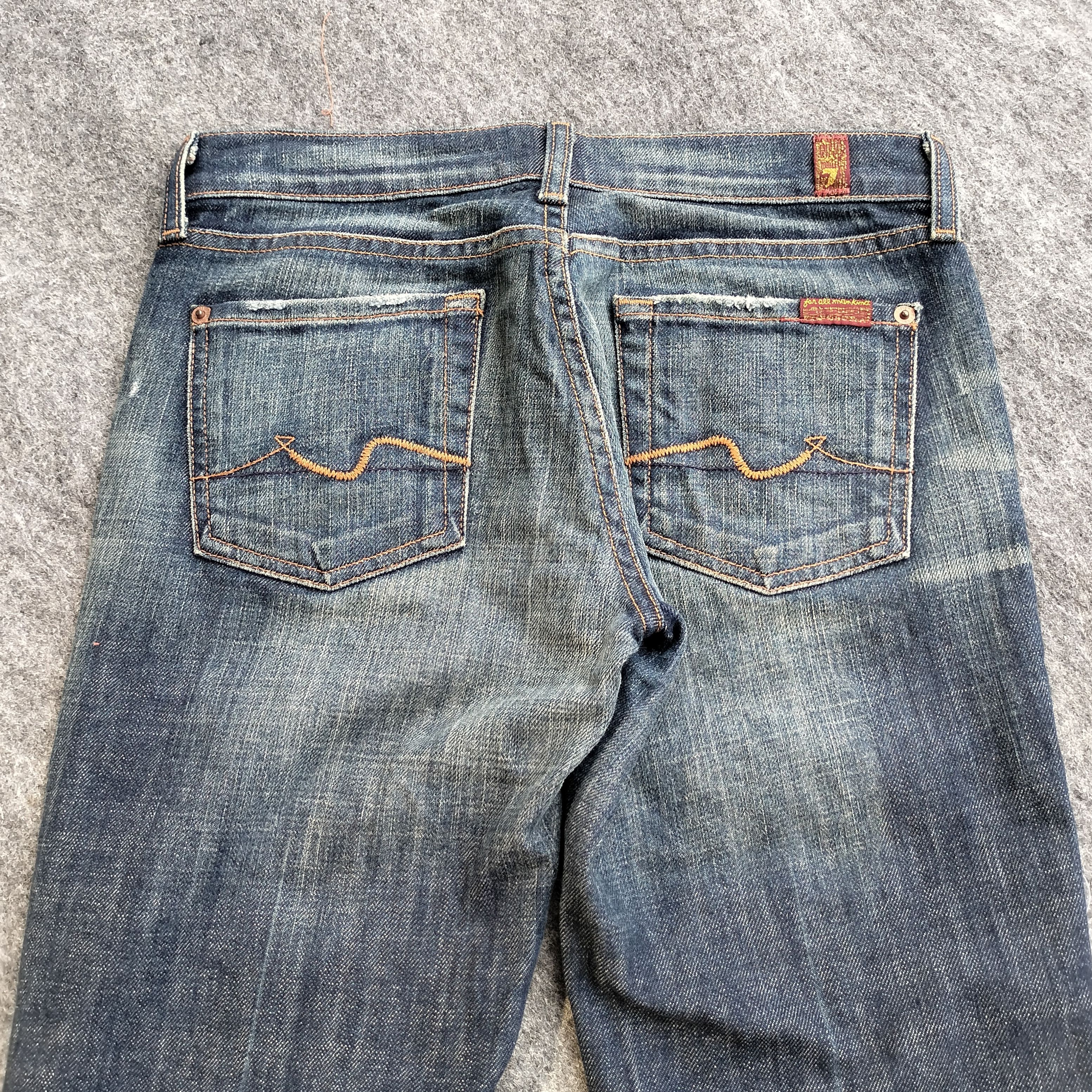 7 For All Mankind Peace patchwork boot cut denim Size US 29 - 10 Thumbnail