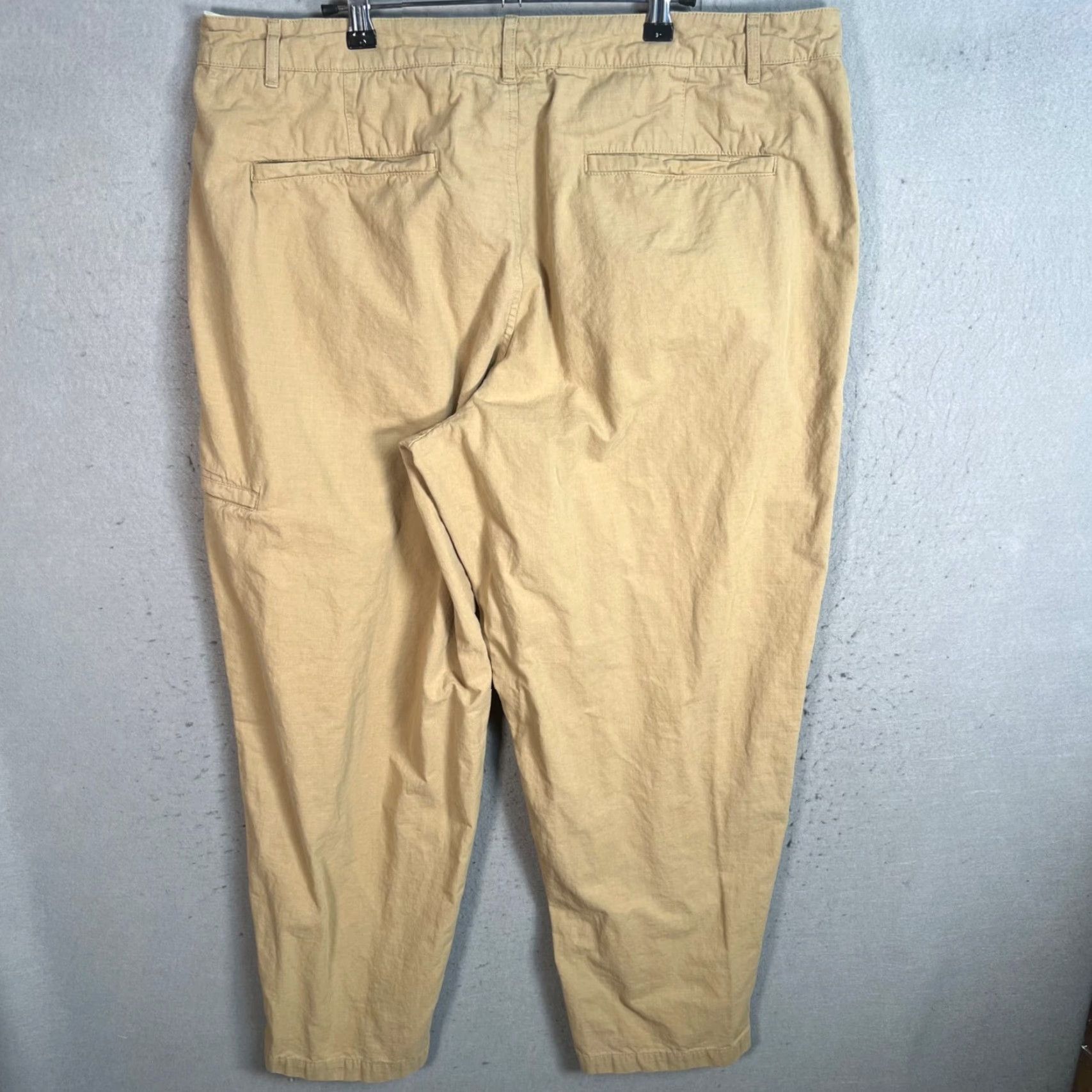 Only NY OnlyNY Mens 2XL Chino Pants 100% Cotton Khaki Straight Leg Beige Pants Sl/ Pocket Casual Regular Men Size US 39 - 2 Thumbnail