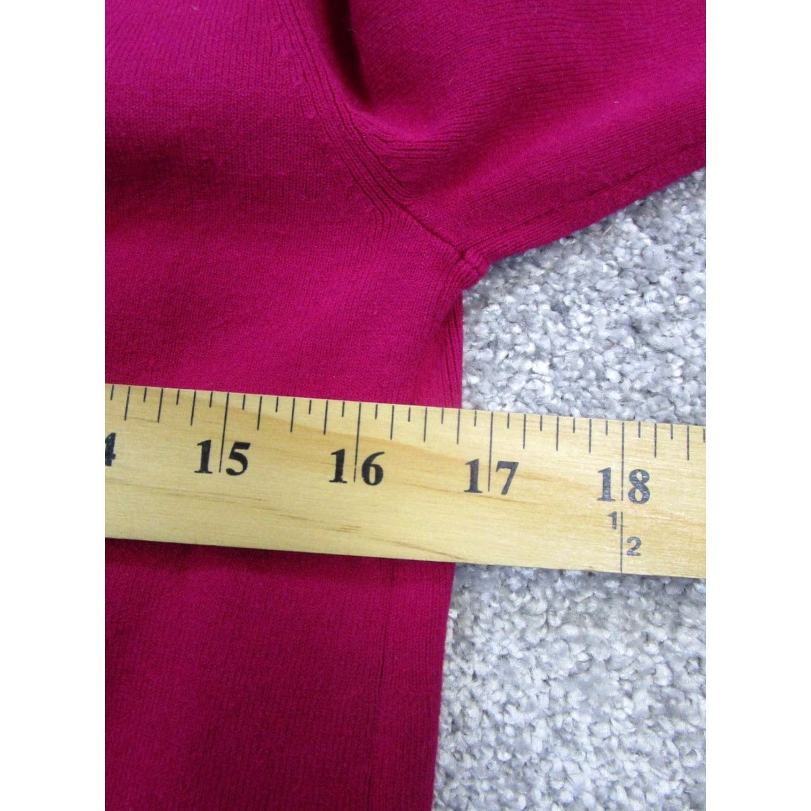 Pinko Lafayette 148 New York Sweater Cardigan Womens Small Pink Knit V-Neck Long Sleeve Regular Fit Size S / US 4 / IT 40 - 7 Thumbnail
