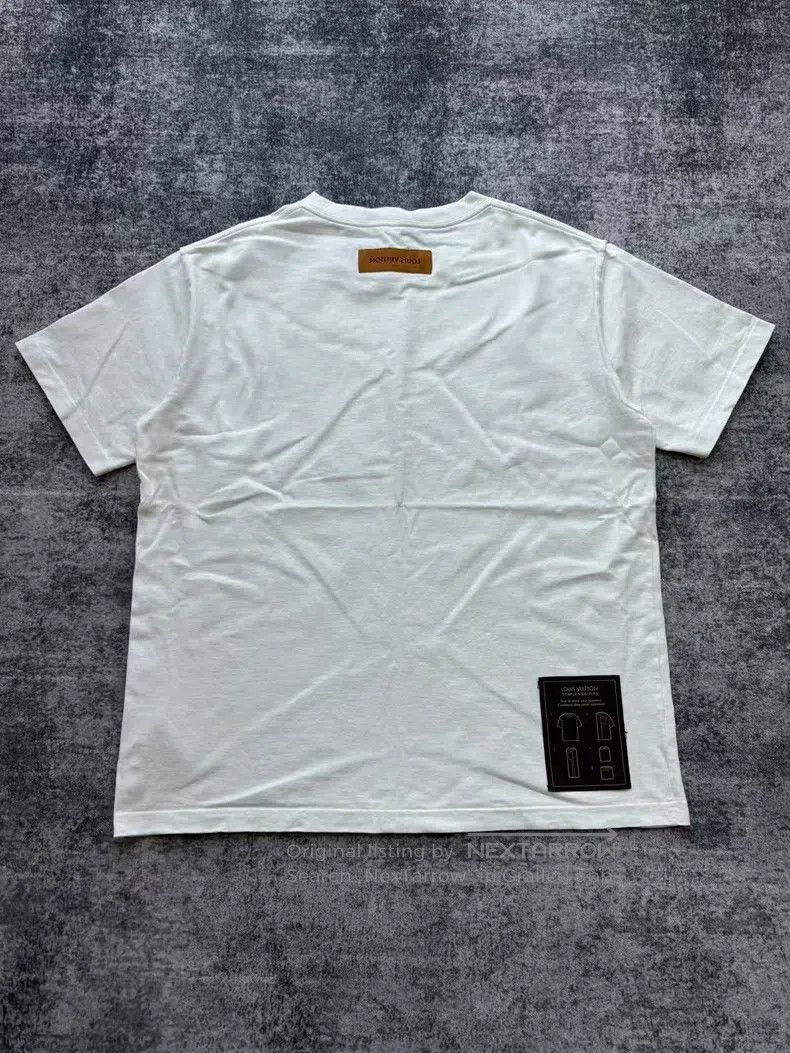 Louis Vuitton Louis Vuitton White Inside Out Instructions Short Sleeve Size US XL / EU 56 / 4 - 2 Thumbnail