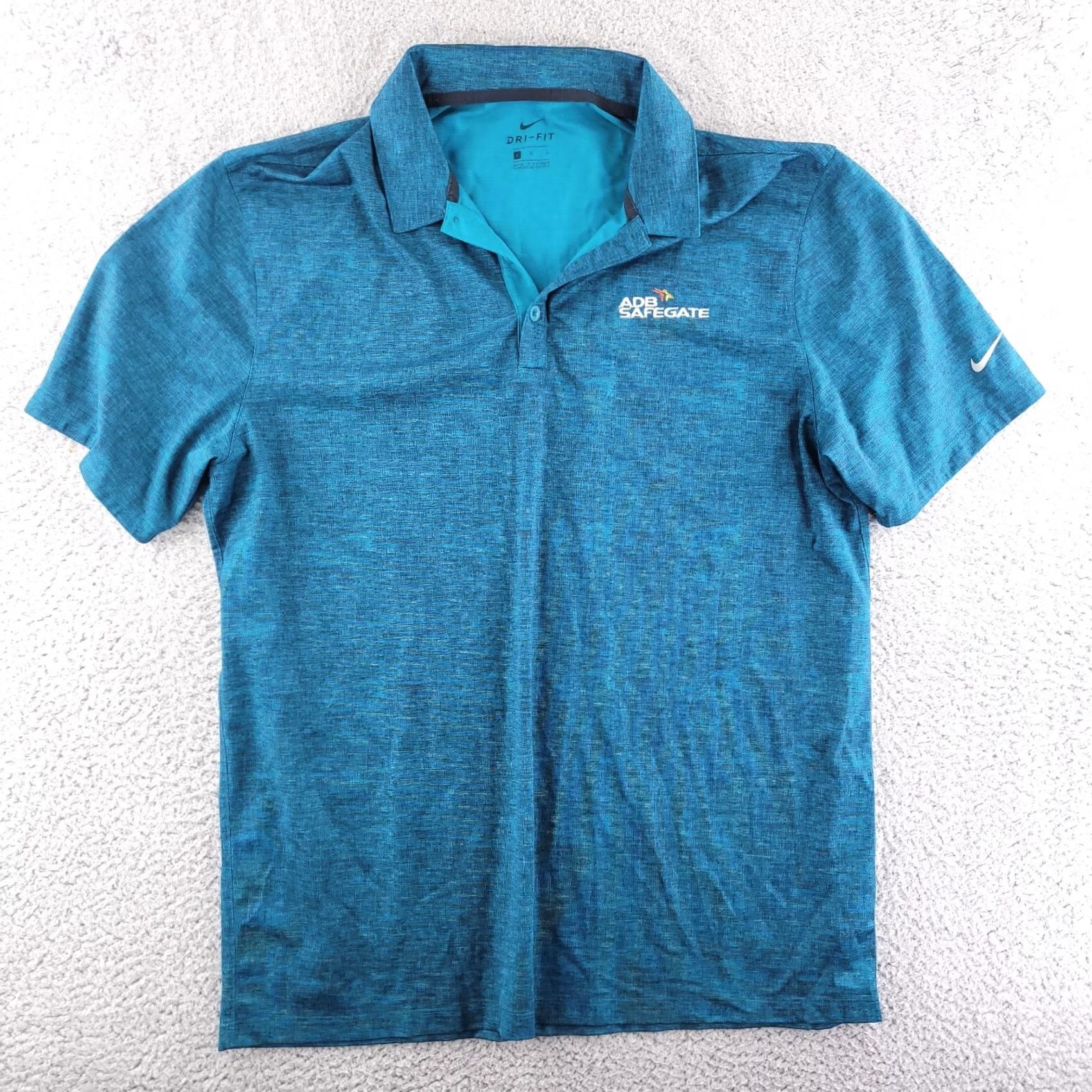 Nike Nike Golf Polo Shirt Mens Large Green Dri Fit Polyester Short Sleeve Athletic Collared Size US L / EU 52-54 / 3 - 2 Thumbnail