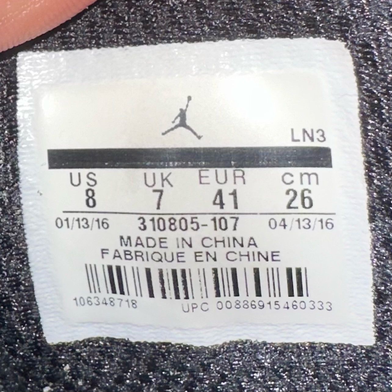 Jordan Brand × Nike Size 8 - Air Jordan 10 Retro Charlotte Hornets Size US 8 / EU 41 - 6 Thumbnail