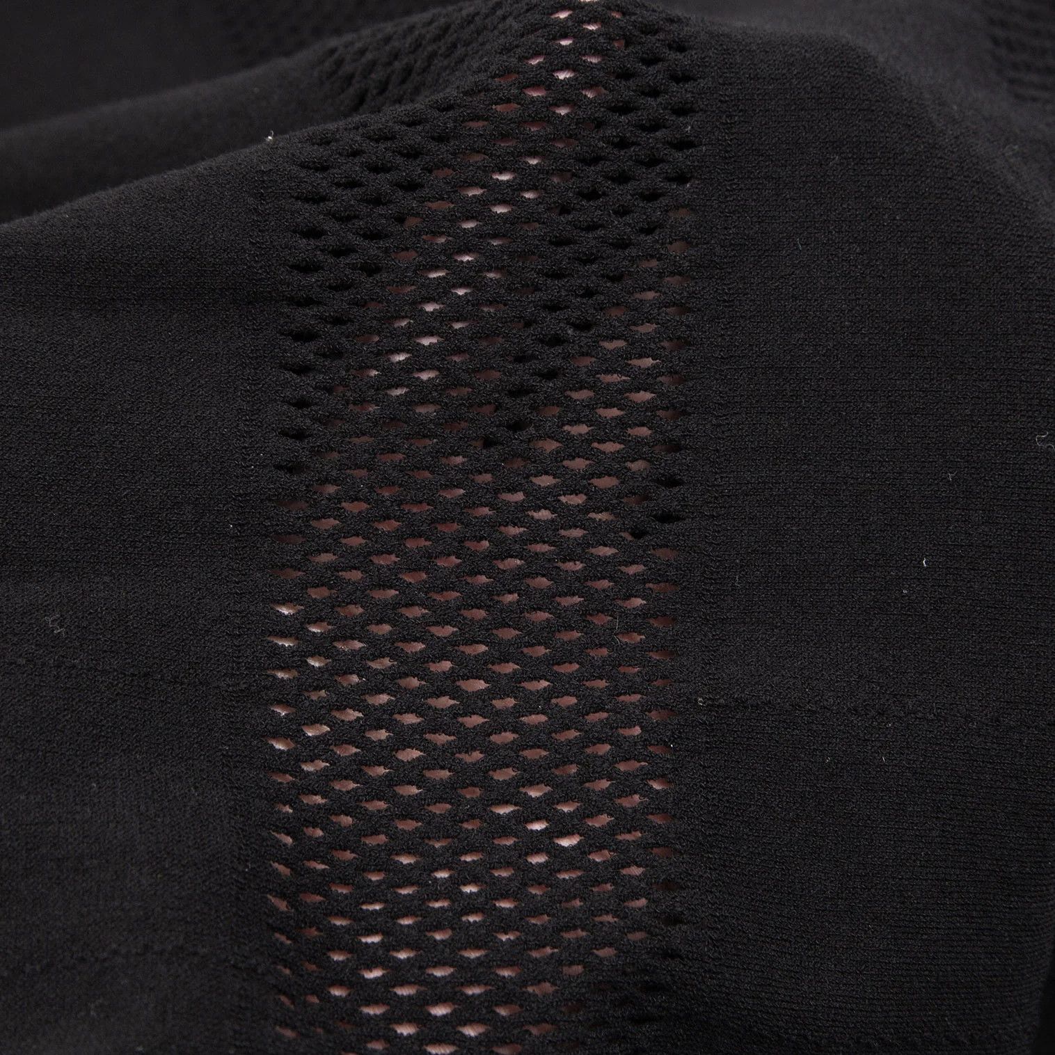 Issey Miyake Mesh Stripe Stretch T-Shirt in Black 4 Size US XL / EU 56 / 4 - 8 Thumbnail