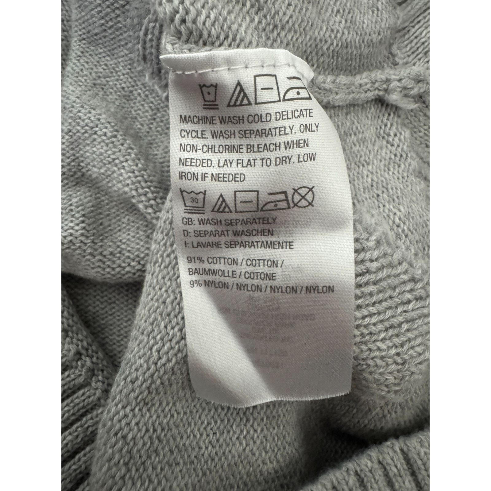 Other Belle by Kim GravelFuzzy Heart Cardigan Heather Gray Medium Size M / US 6-8 / IT 42-44 - 11 Thumbnail