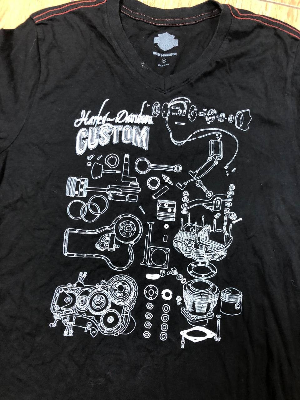 Harley Davidson Y2K Affliction Style All Over Print T Shirt Tee Japan Size US M / EU 48-50 / 2 - 9 Thumbnail
