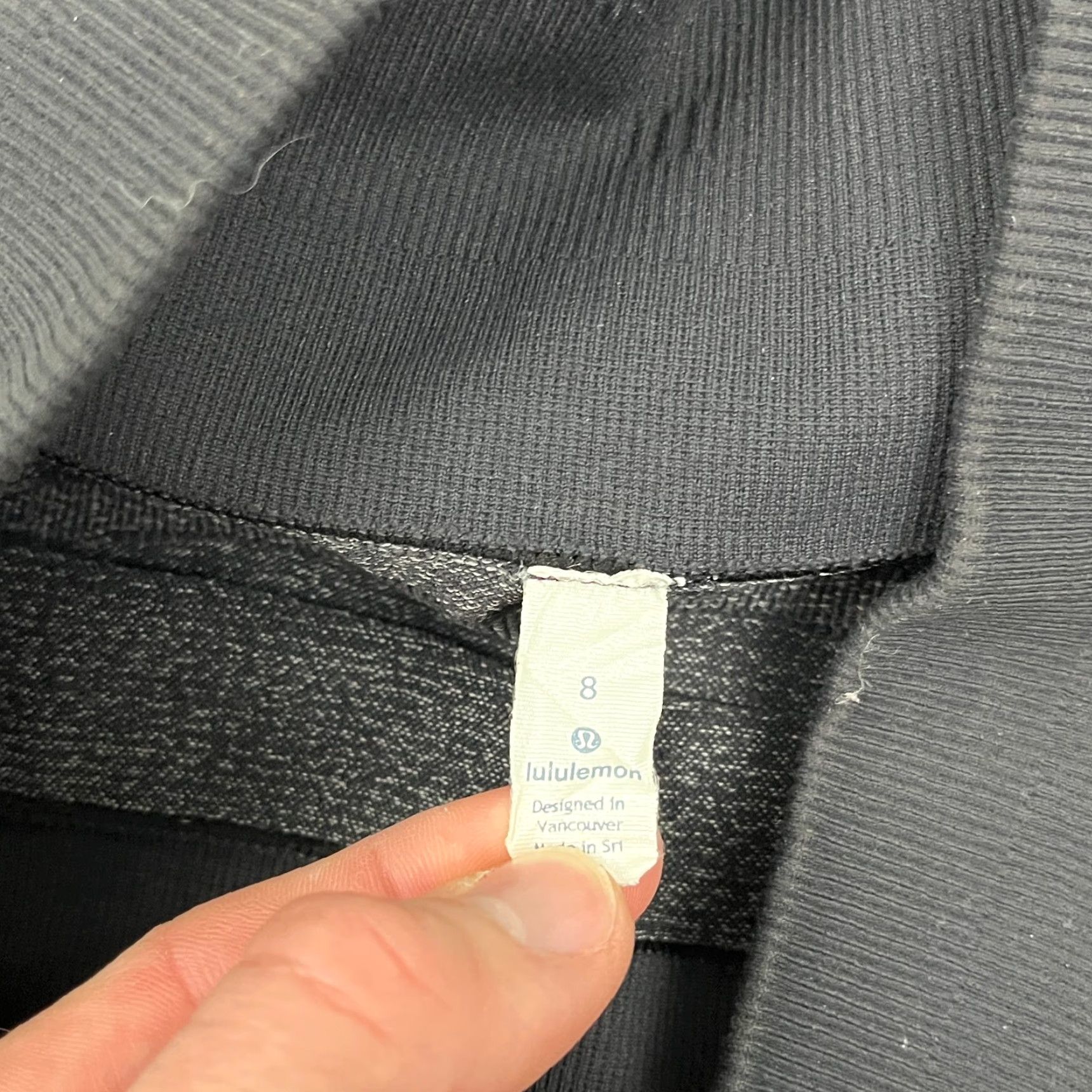 Lululemon Lululemon Ebb To Street Leggings Size 8 x 24" Black Speckled Active Fitness Yoga Womens Skinny 24in Inseam Moisture Wicking Stretch Size 30" / US 8 / IT 44 - 4 Thumbnail