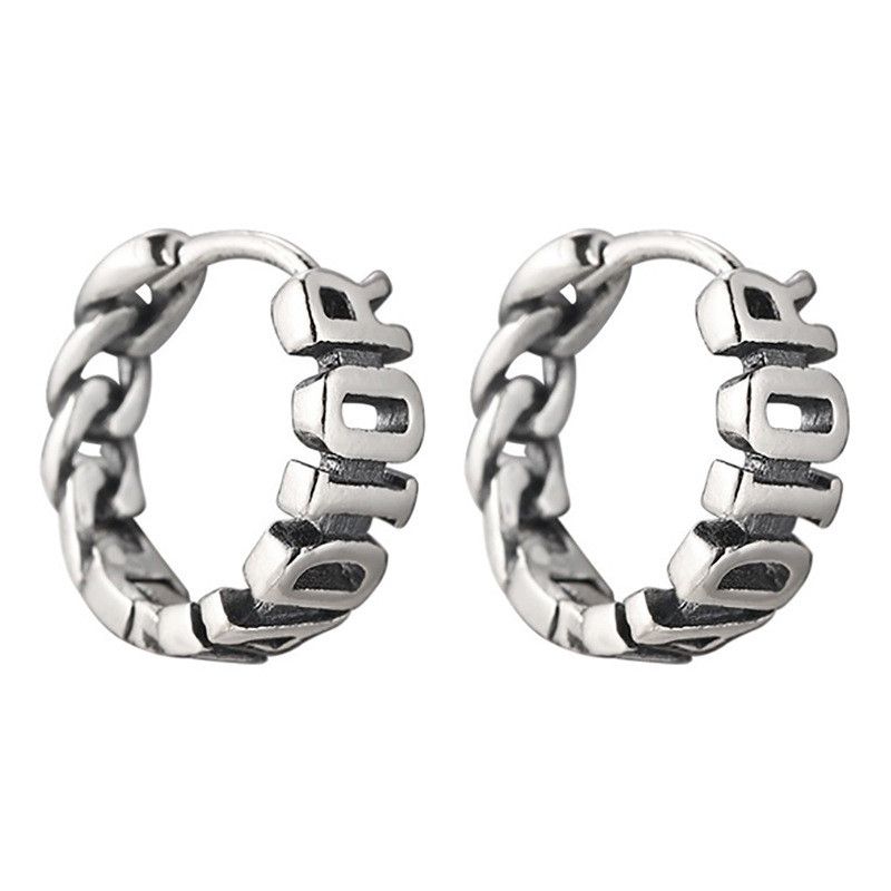 Jewelry Punk Earrings One Pairs Chrome Jewelry Size ONE SIZE - 5 Thumbnail