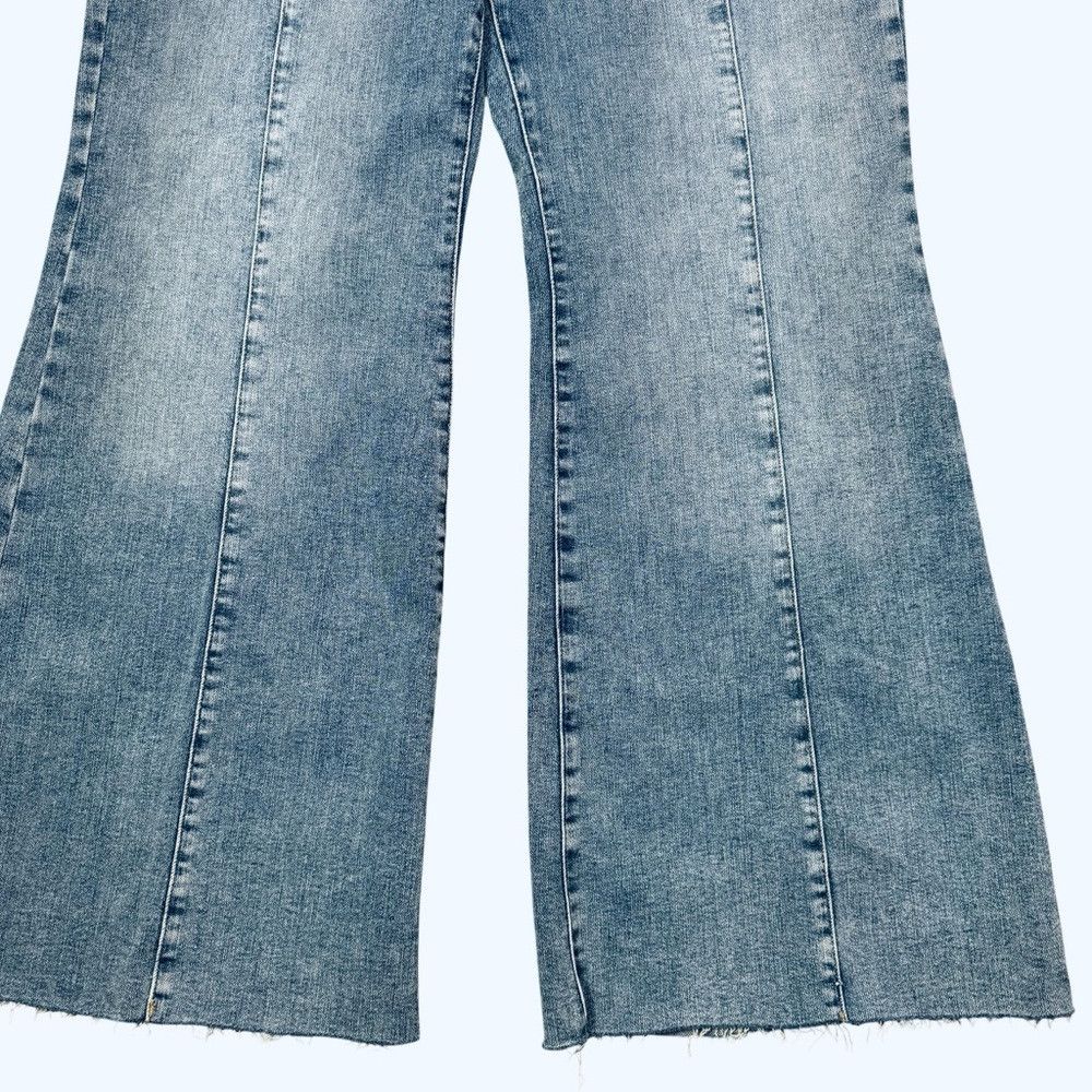Free People NWT New Free People Curvy Wild Honey Flare Jean Size 35 Sho Size 35" - 9 Thumbnail