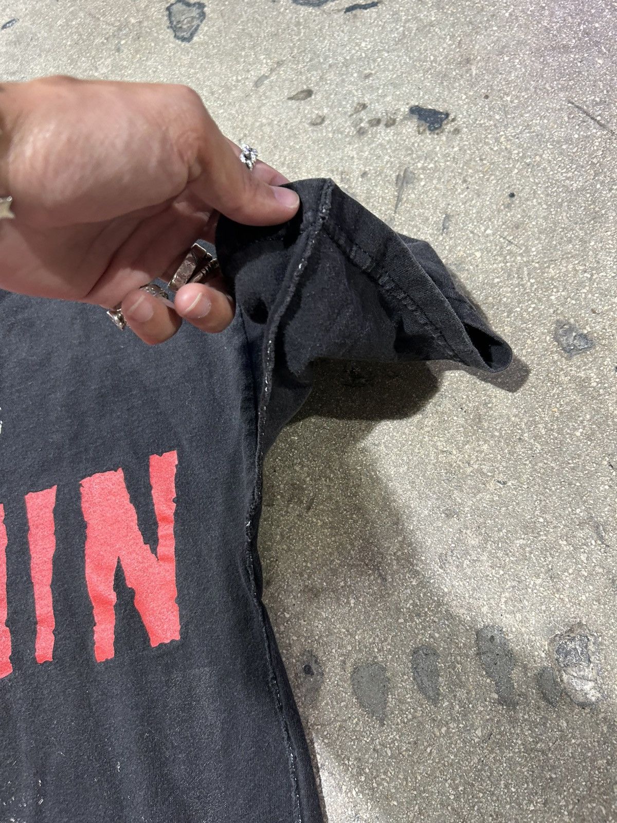 Vintage Samhain Initium Reworked/Cropped Tee Size US L / EU 52-54 / 3 - 3 Thumbnail