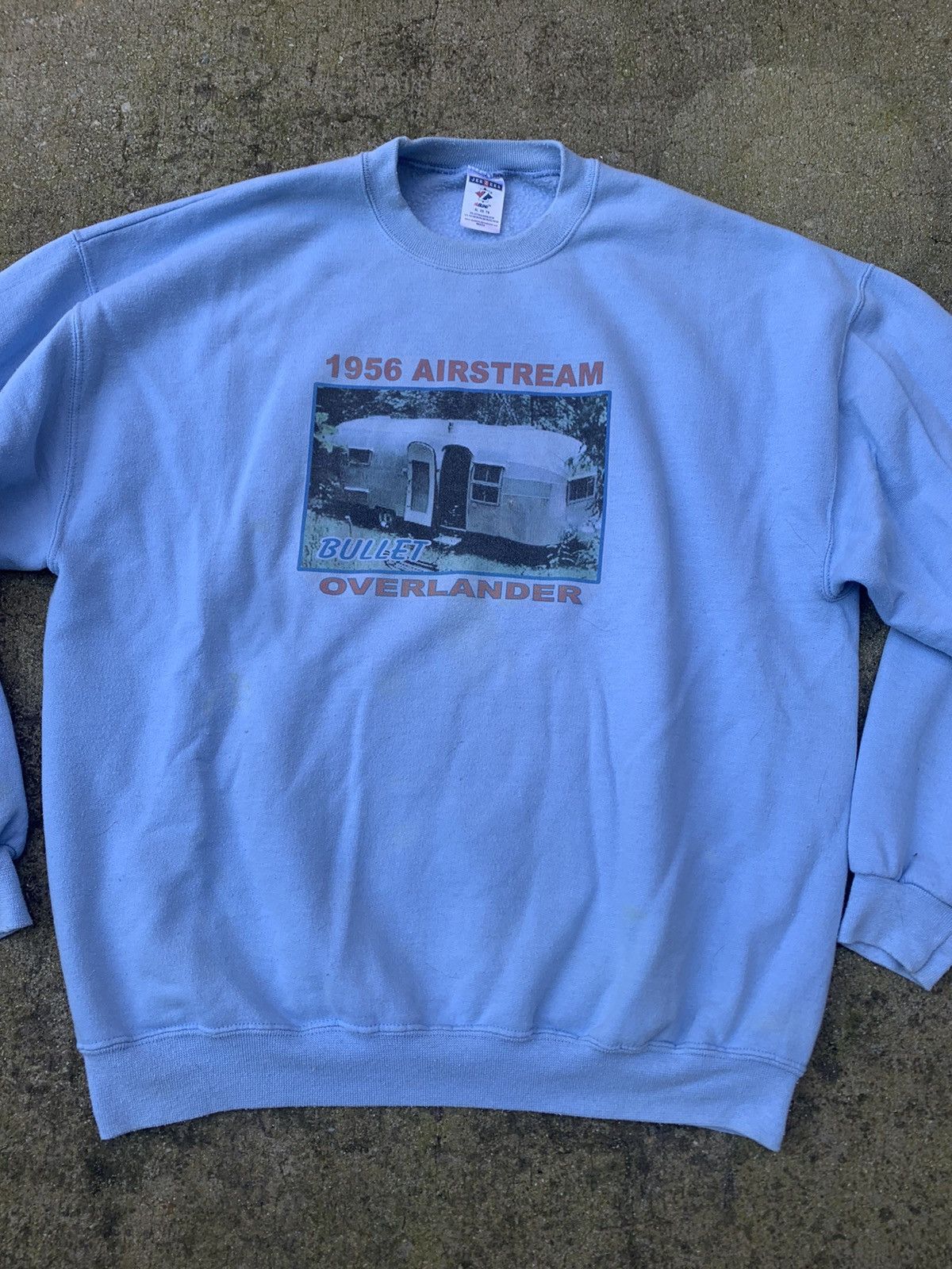 Jerzees Vintage AirStream Camper Sweatshirt Size US XL / EU 56 / 4 - 2 Thumbnail