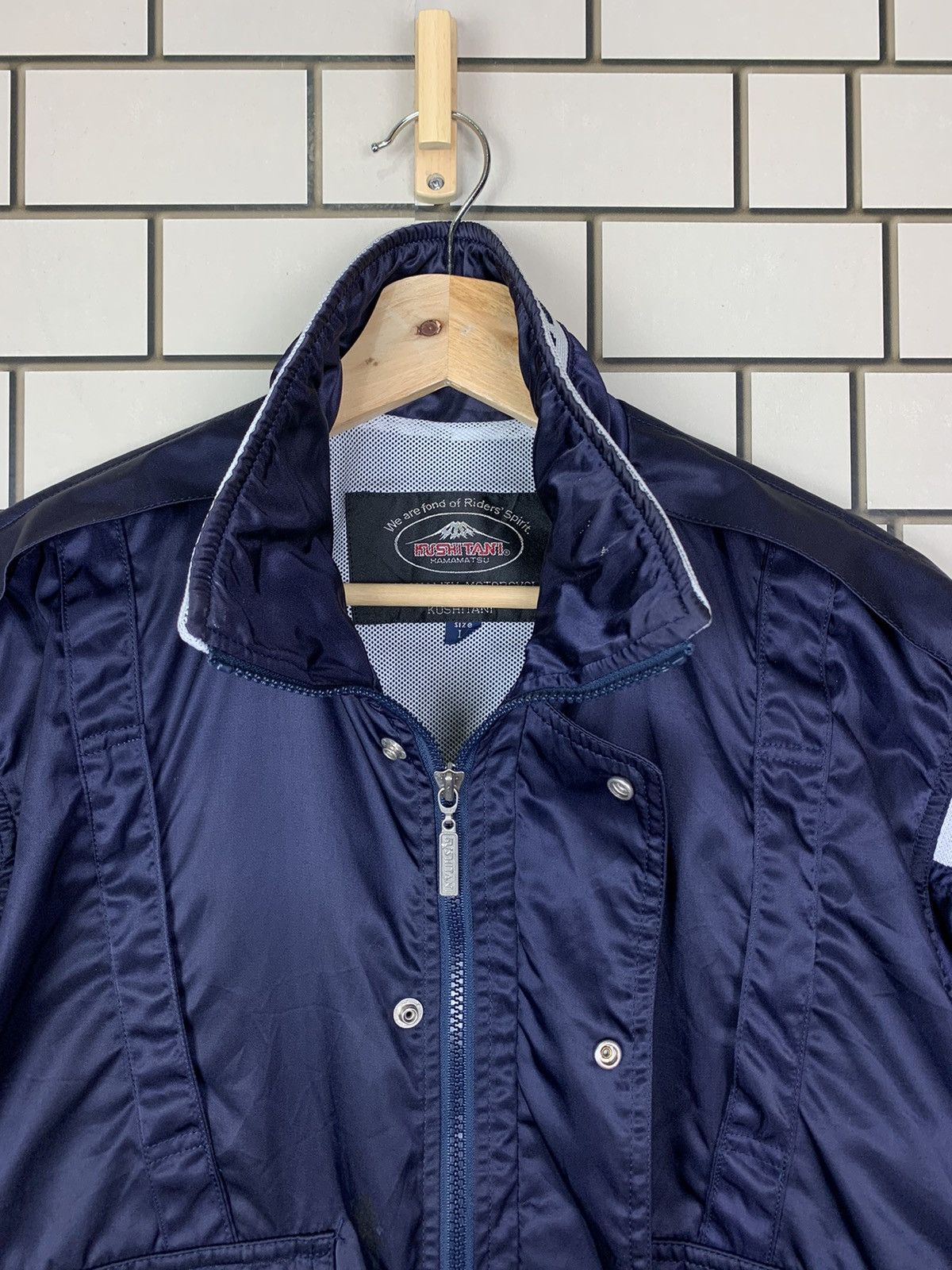 KUSHITANI × KAWASAKI CHROME JACKET KUSHITANI × KAWASAKI CHROME JACKET Size: XL Black VG cond