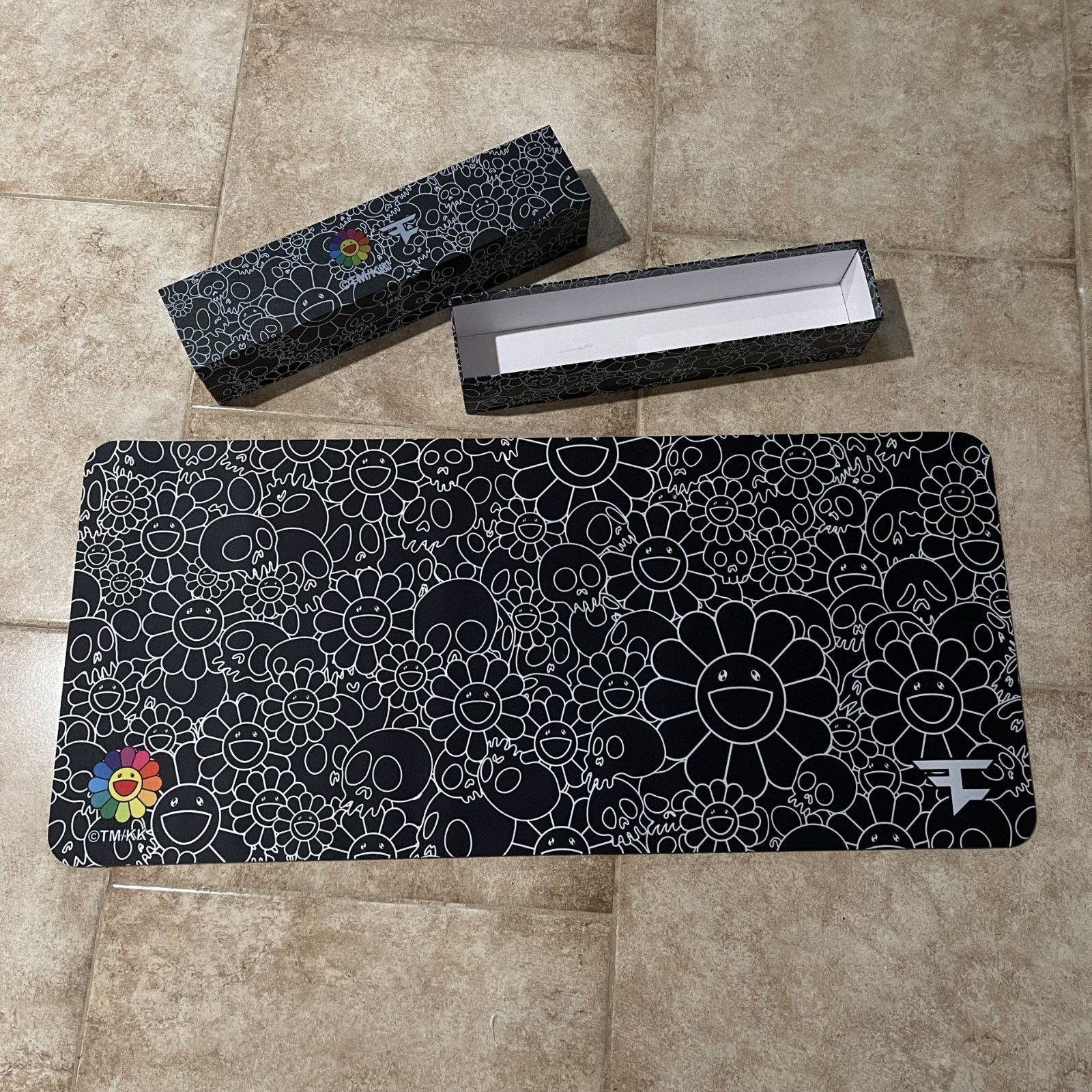 xL ☆ faze x murakami mouse pad 黒 FaZe × Takashi Murakami FaZe x Murakami Mouse Pad XL | Grailed