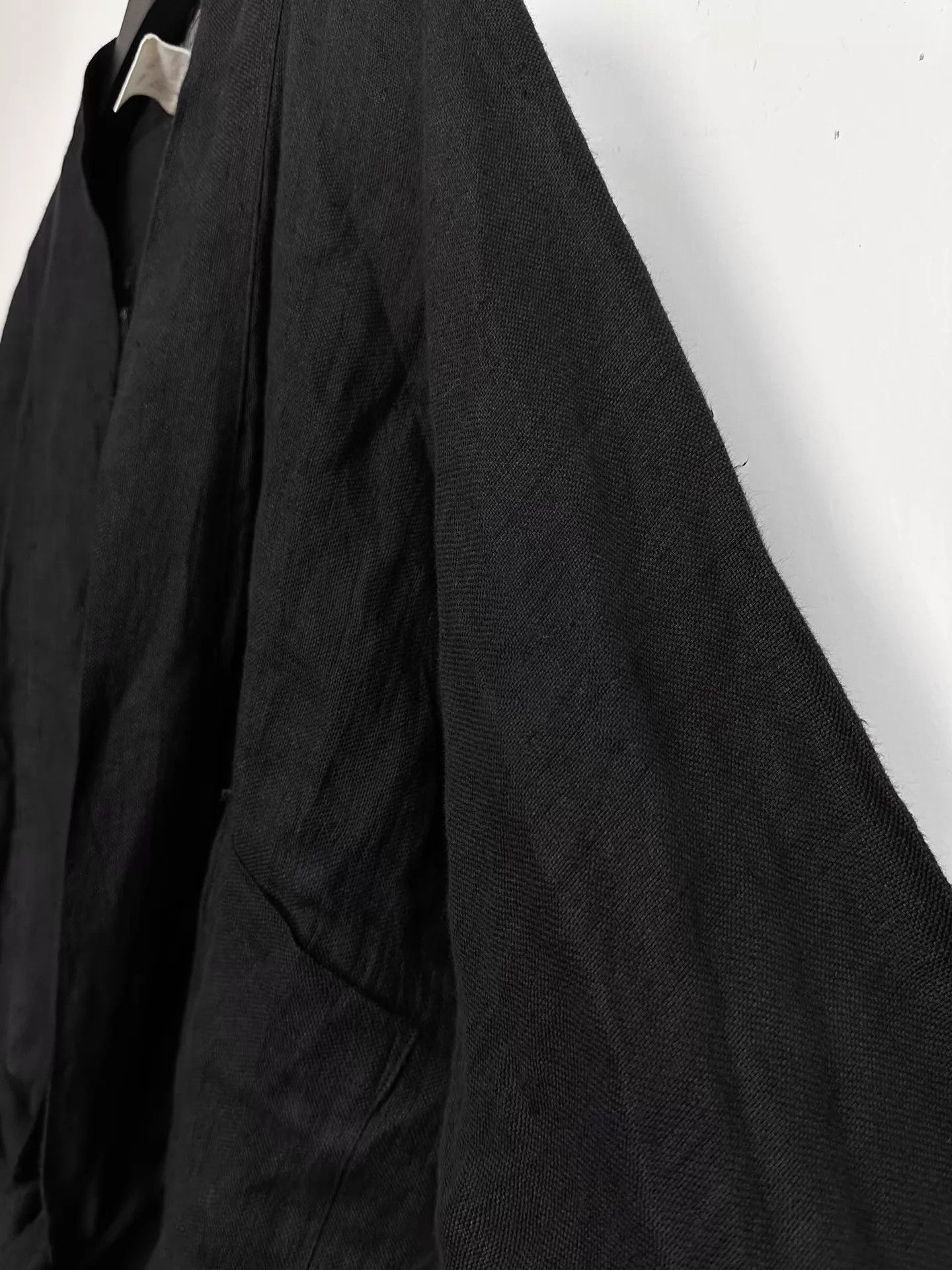 Yohji Yamamoto Yohji Yamamoto 1985SS Draped Linen Jacket free size Size US M / EU 48-50 / 2 - 7 Thumbnail