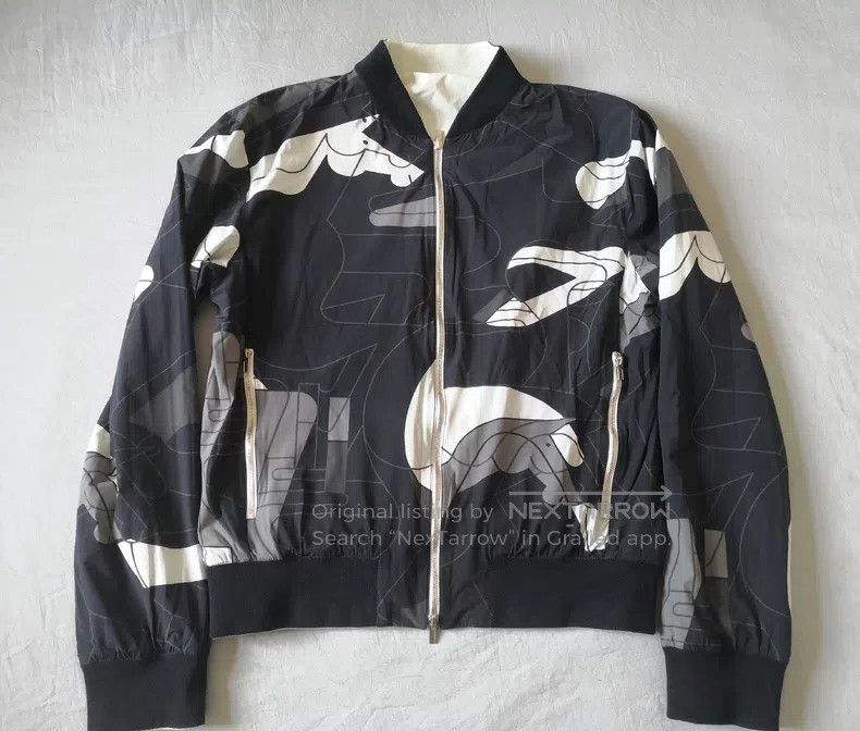 Hermes Double-sided jacket, 95% new, slim fit, two-sided s
