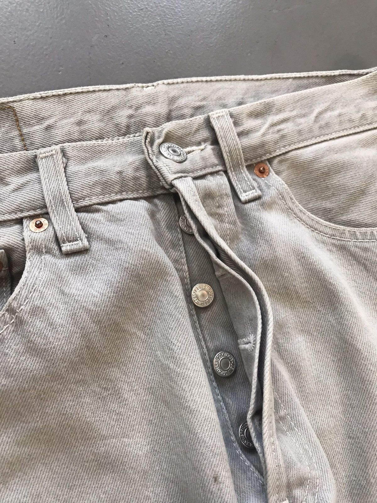 Levi's × Vintage Vintage Levi’s straight fit botten up denim Size US 31 - 6 Thumbnail