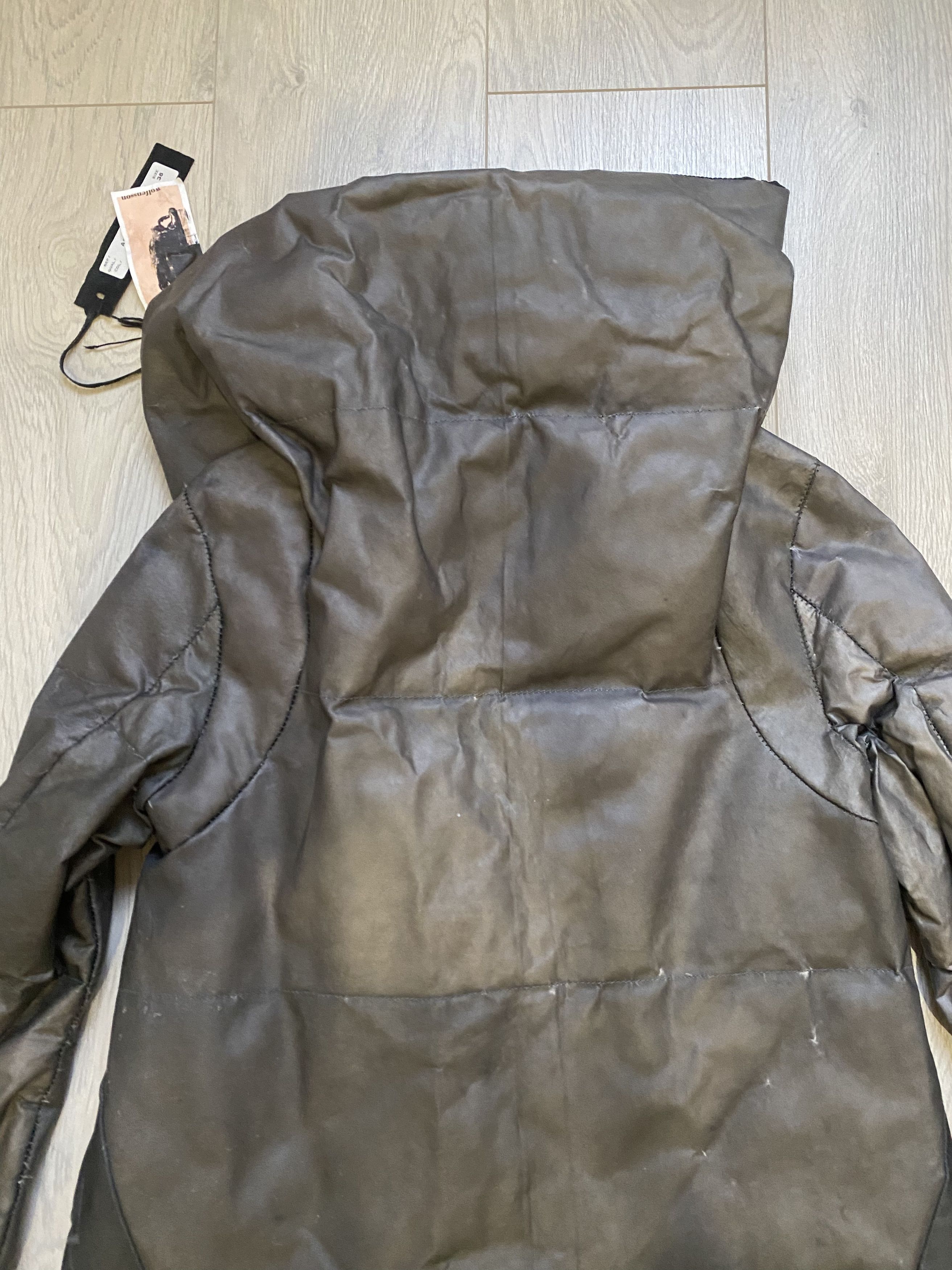Isaac Sellam Experience Isaac Sellam Experience Rare Leather Down Insulated Jacket Size XS / US 0-2 / IT 36-38 - 10 Thumbnail