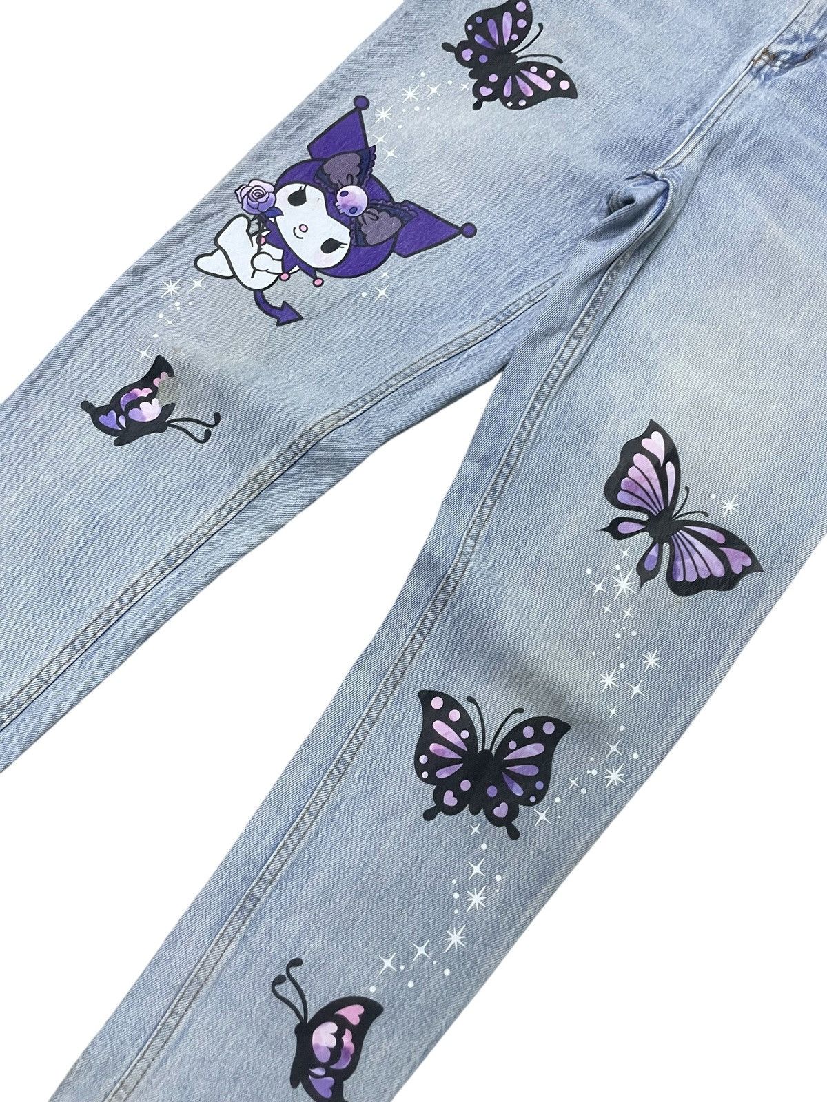 Cartoon Network × Hysteric Glamour × Japanese Brand Kuromi Scenario Official Limited Edition Japan Denim Jeans Size US 28 / EU 44 - 3 Thumbnail