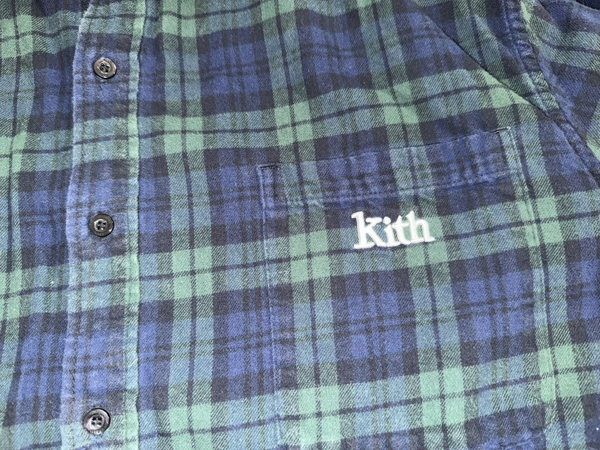 Kith Kith FW21 Black-watch Green/Navy Plaid Flannel Shirt Sz XL Size US XL / EU 56 / 4 - 3 Thumbnail