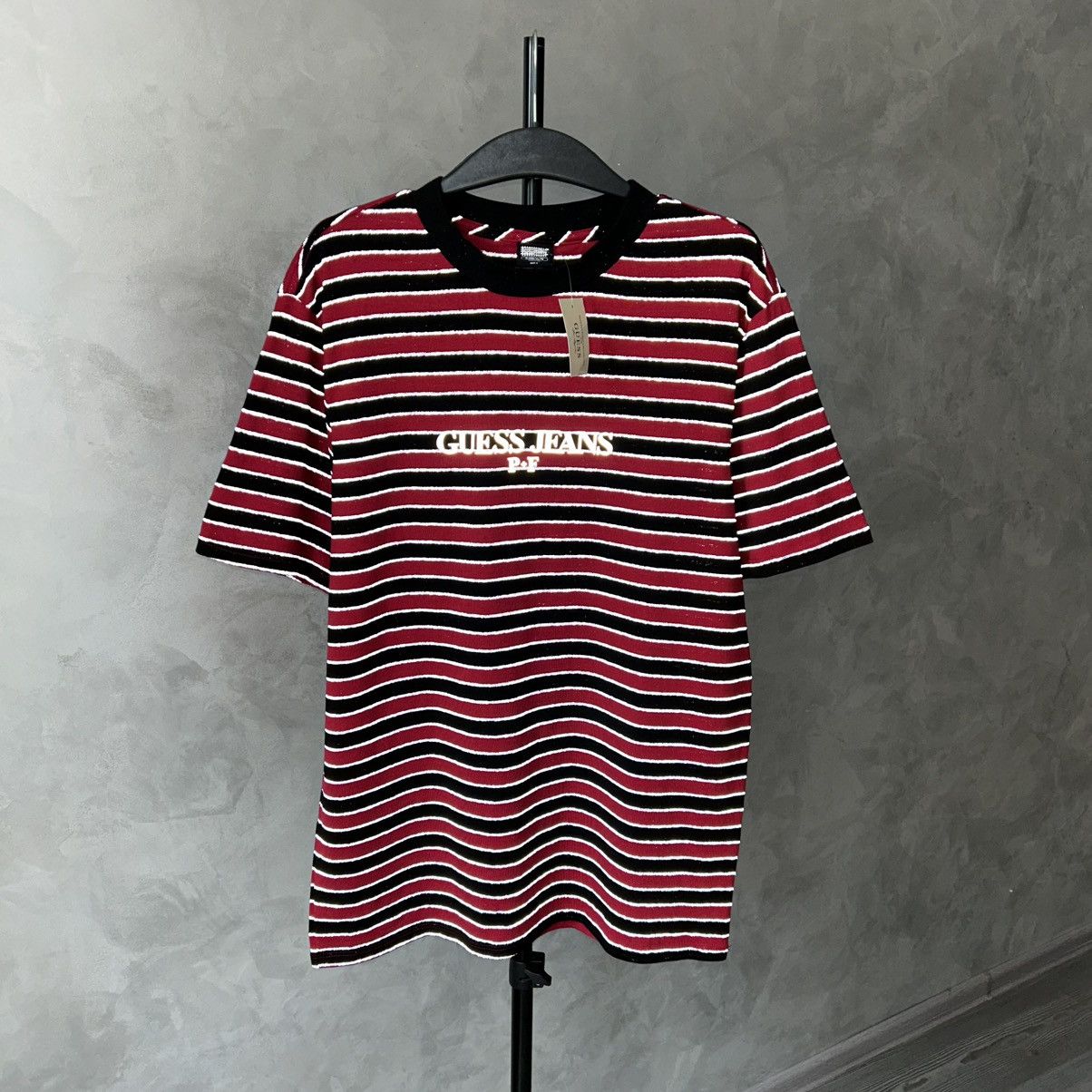 Guess × Places + Faces Guess x Places + Faces Reflective Striped Tee Size US M / EU 48-50 / 2 - 1 Thumbnail