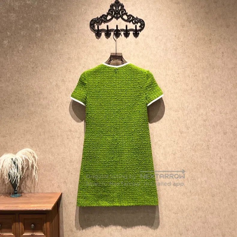 Valentino Valentino Green tweed dress Size XS / US 0-2 / IT 36-38 - 2 Thumbnail