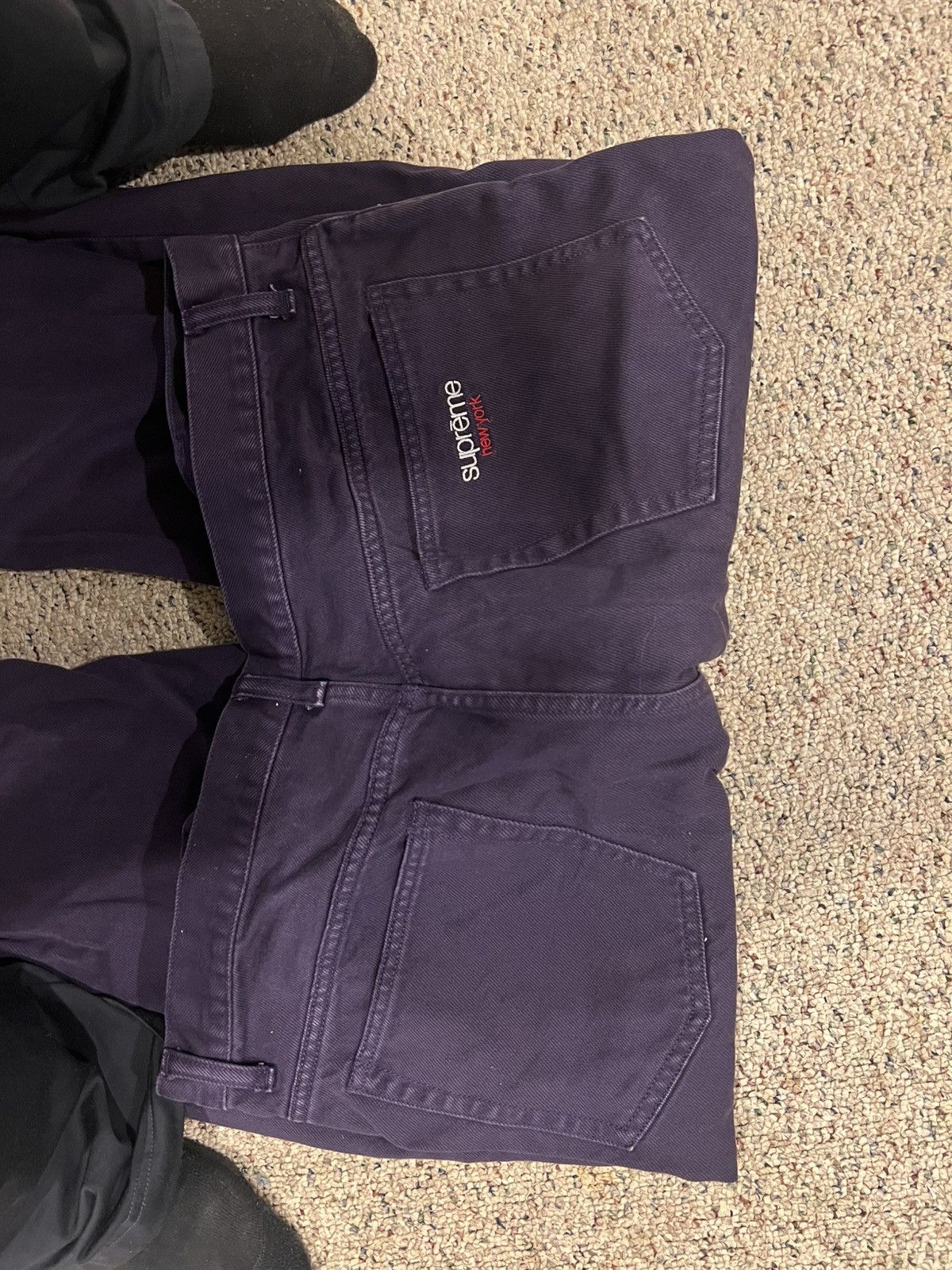 Supreme Supreme denim purple jeans size 34 Size US 34 / EU 50 - 4 Thumbnail