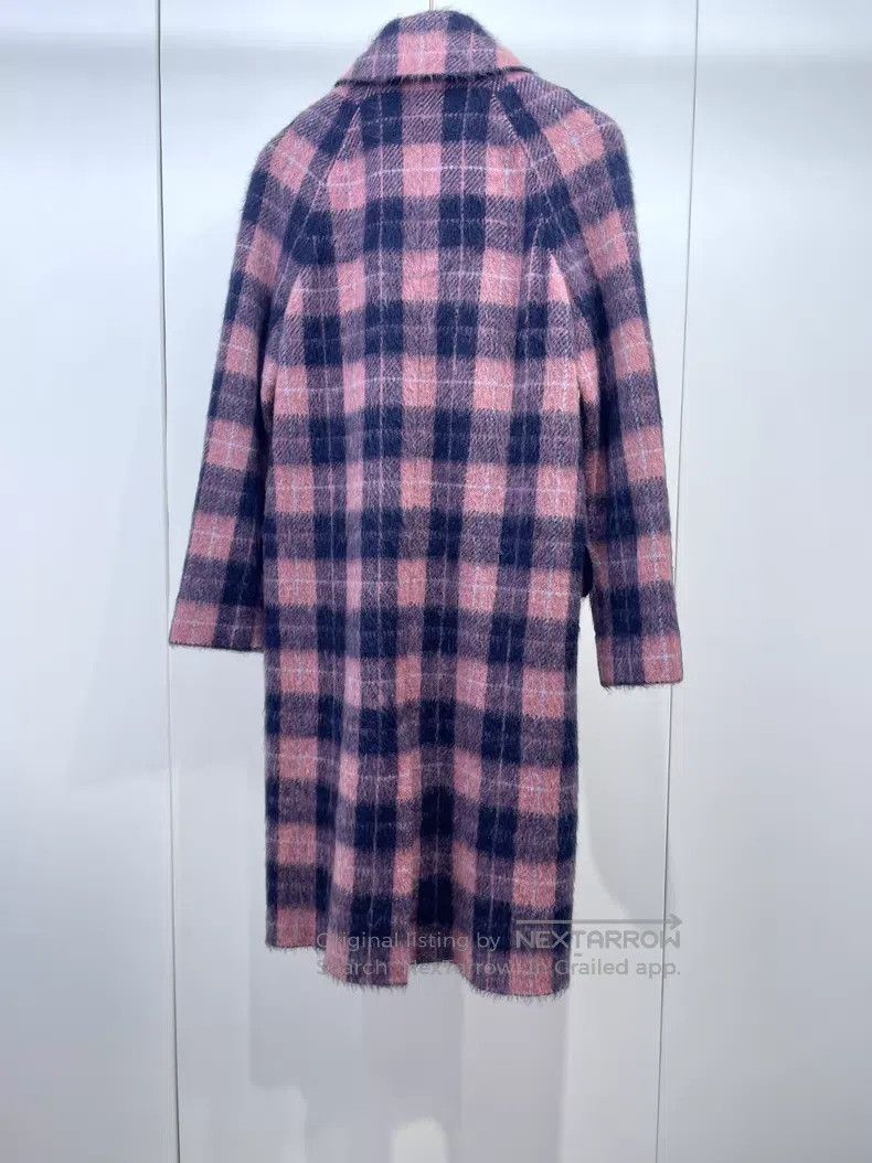 Louis Vuitton Louis Vuitton Wool Mohair Blend Plaid Coat Size M / US 6-8 / IT 42-44 - 2 Thumbnail
