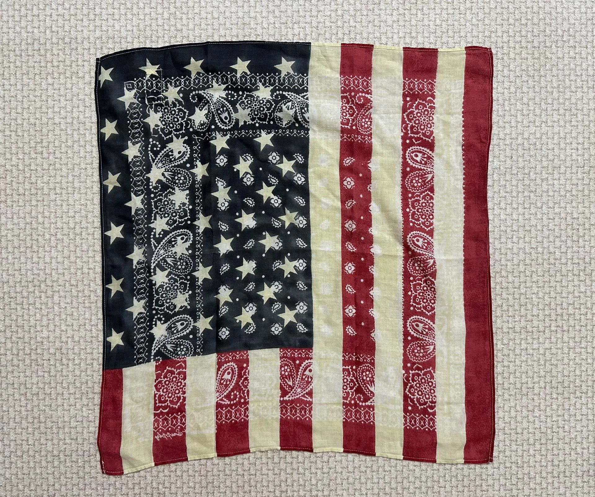 Denim & Supply Ralph Lauren Ralph Lauren Paisley Stars Stripes Bandana Size ONE SIZE - 1 Thumbnail