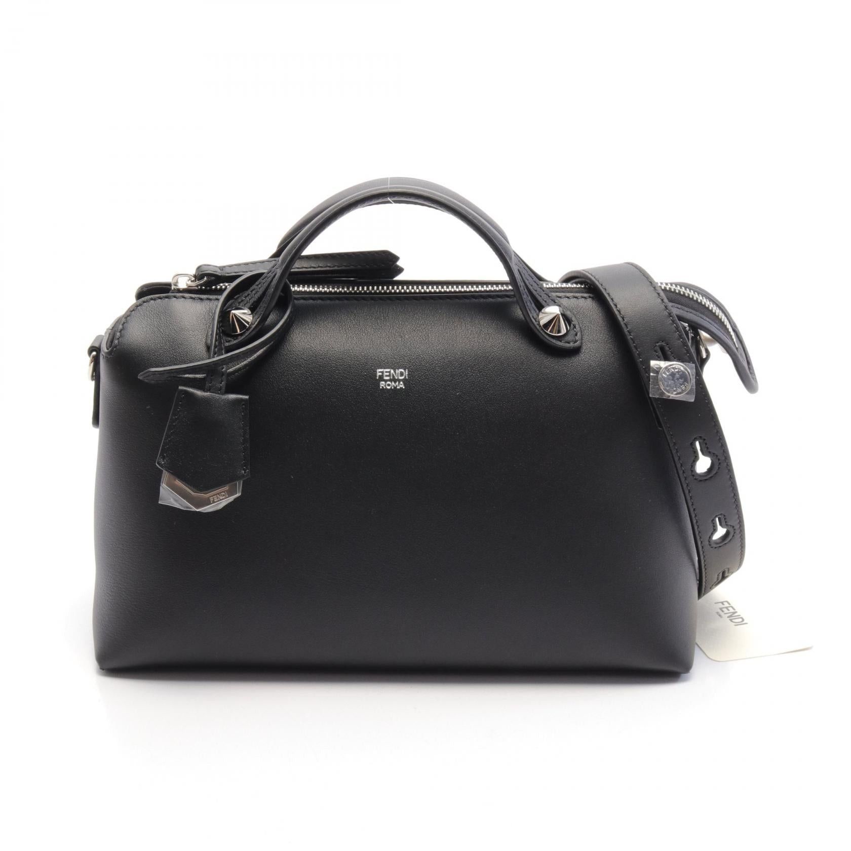 Fendi Fendi By The Way Medium Handbag Leather Black Size ONE SIZE - 1 Thumbnail