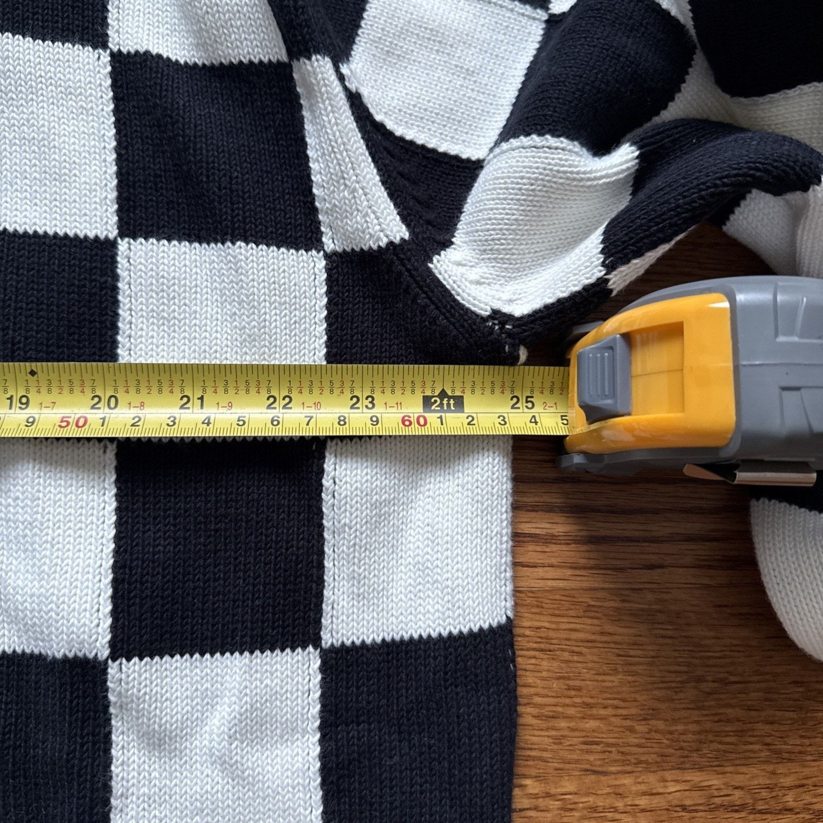 Kenzo Kenzo Black & White Check Sweater Size XL Size US XL / EU 56 / 4 - 10 Thumbnail