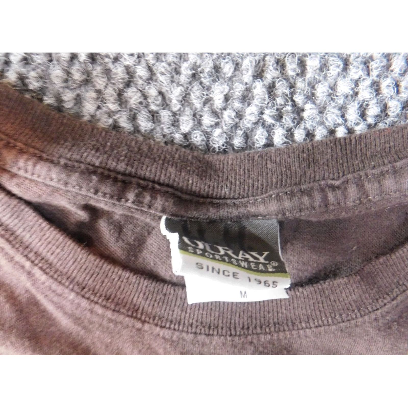 Vintage Ouray Shirt Mens Medium Brown Bear Graphic Print Crew Neck Short Sleeve T-Shirt Regular Fit Linen Knit Logo Animals Vintage: No Size US M / EU 48-50 / 2 - 4 Thumbnail