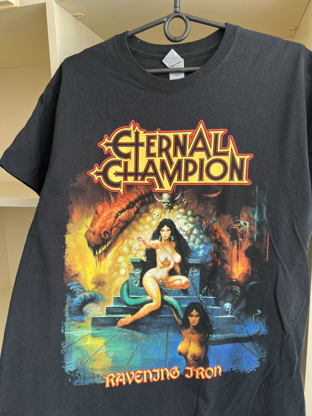 Band Tees Eternal Champion Ravening Iron Band T-Shirt Heavy Metal Size US M / EU 48-50 / 2 - 4 Thumbnail