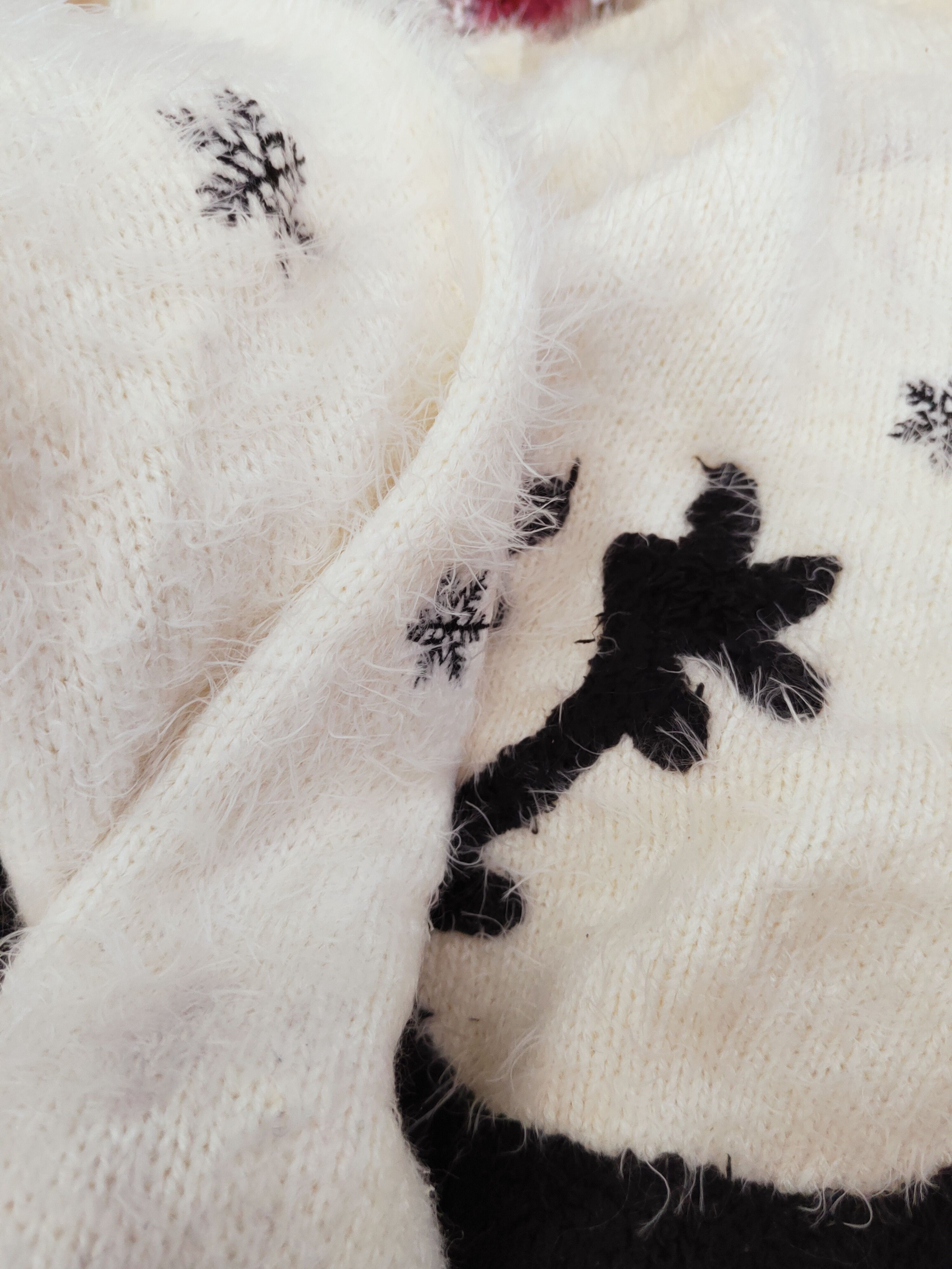 Japanese Brand Japan christmas deer Shag Shaggy Fur Mohair Knitwear #W767 Size M / US 6-8 / IT 42-44 - 10 Thumbnail