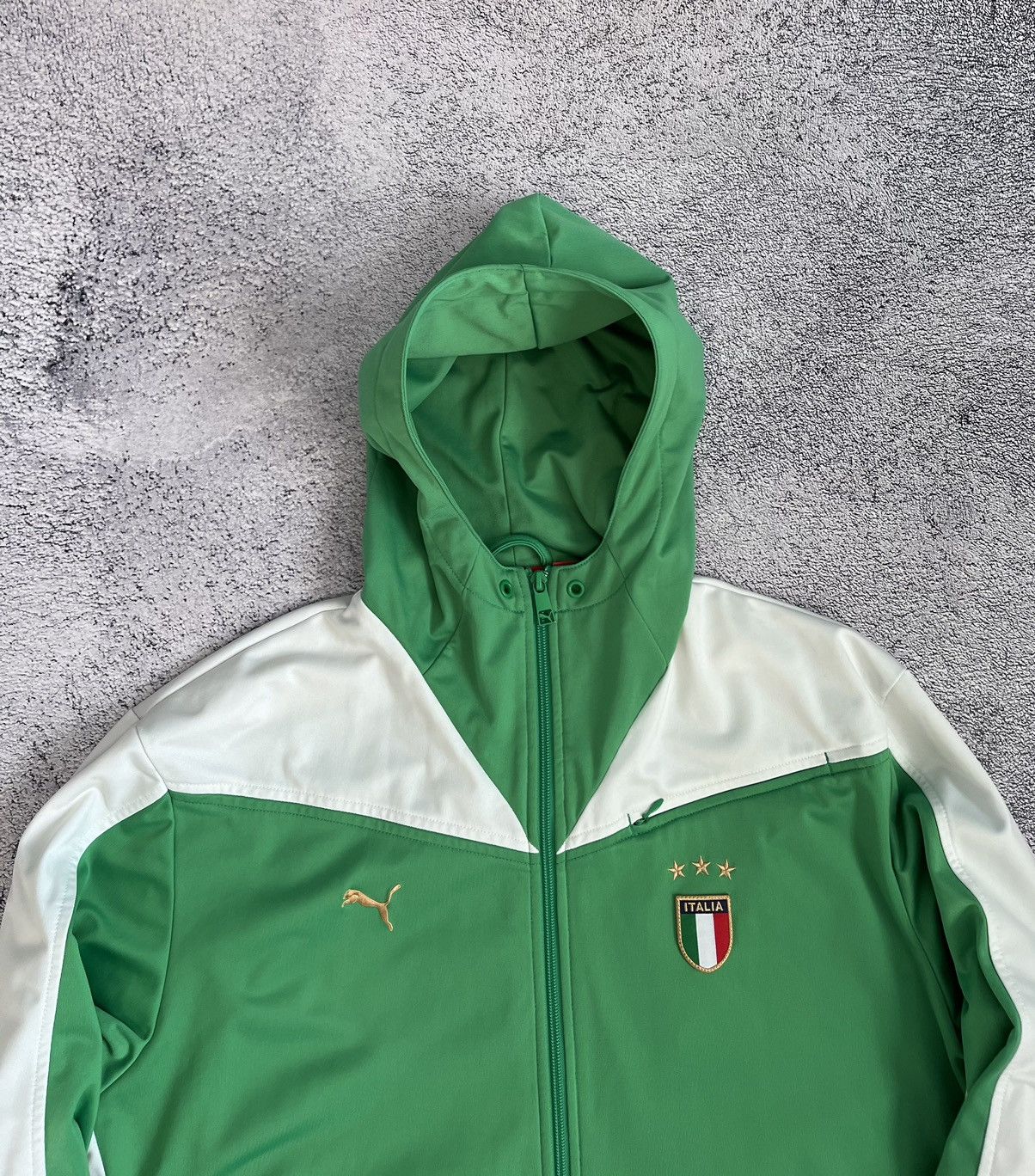 Puma Puma Italy Mens Track Jacket Hoodie Full Zip Vintage Size XL Size US XL / EU 56 / 4 - 2 Thumbnail